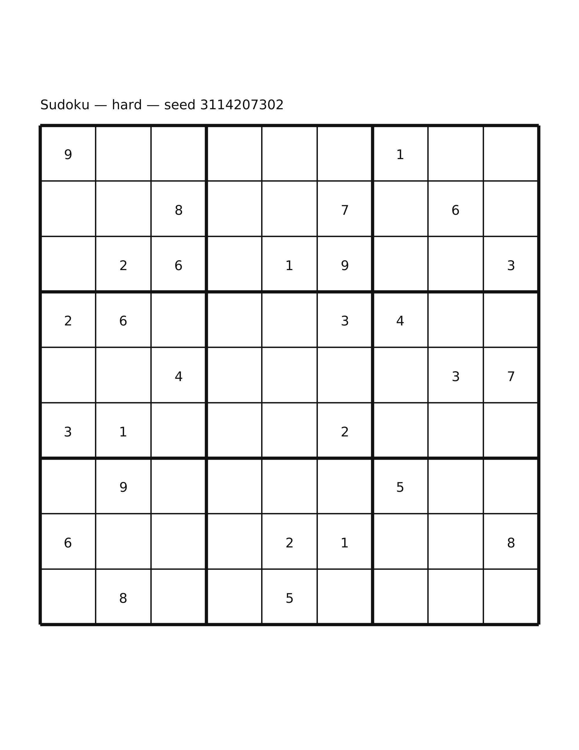 Sudoku — hard #55