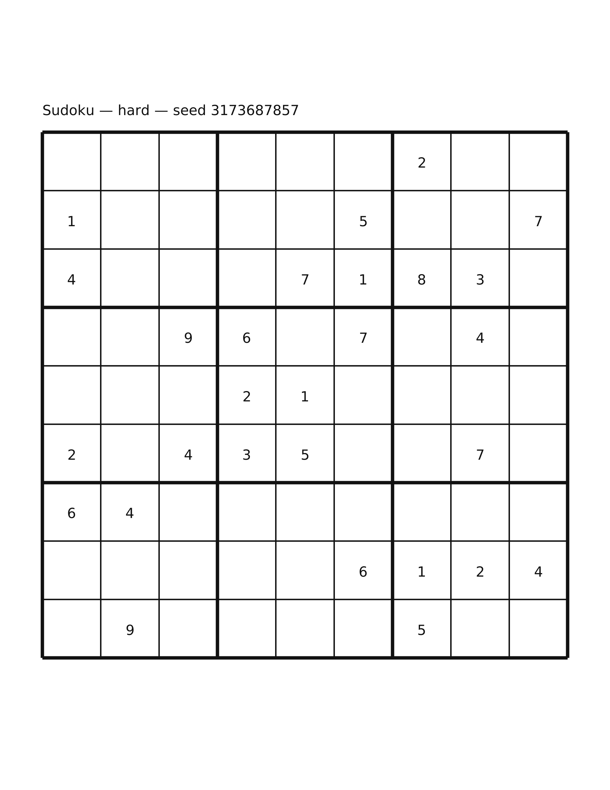 Sudoku — hard #56