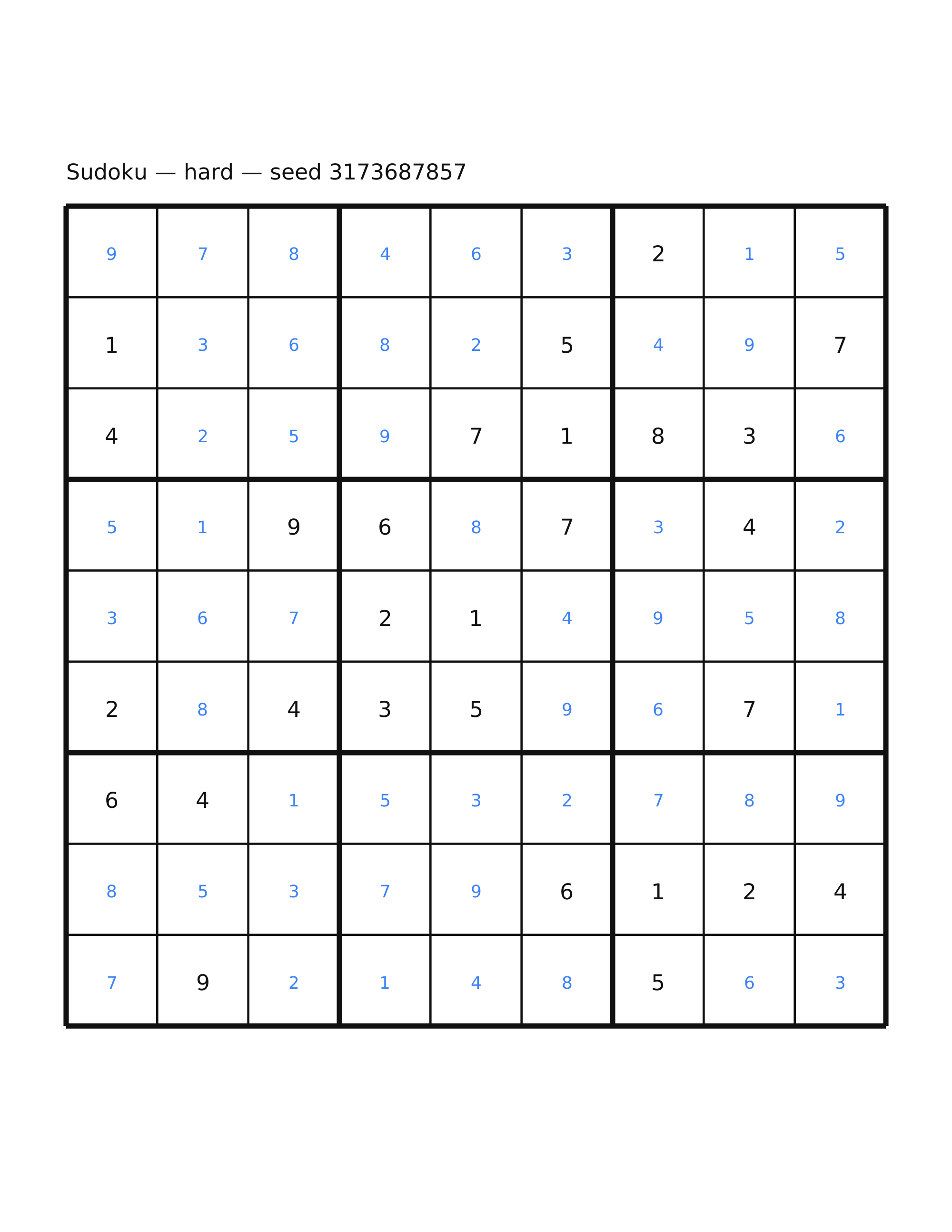 Sudoku — hard #56 — solution
