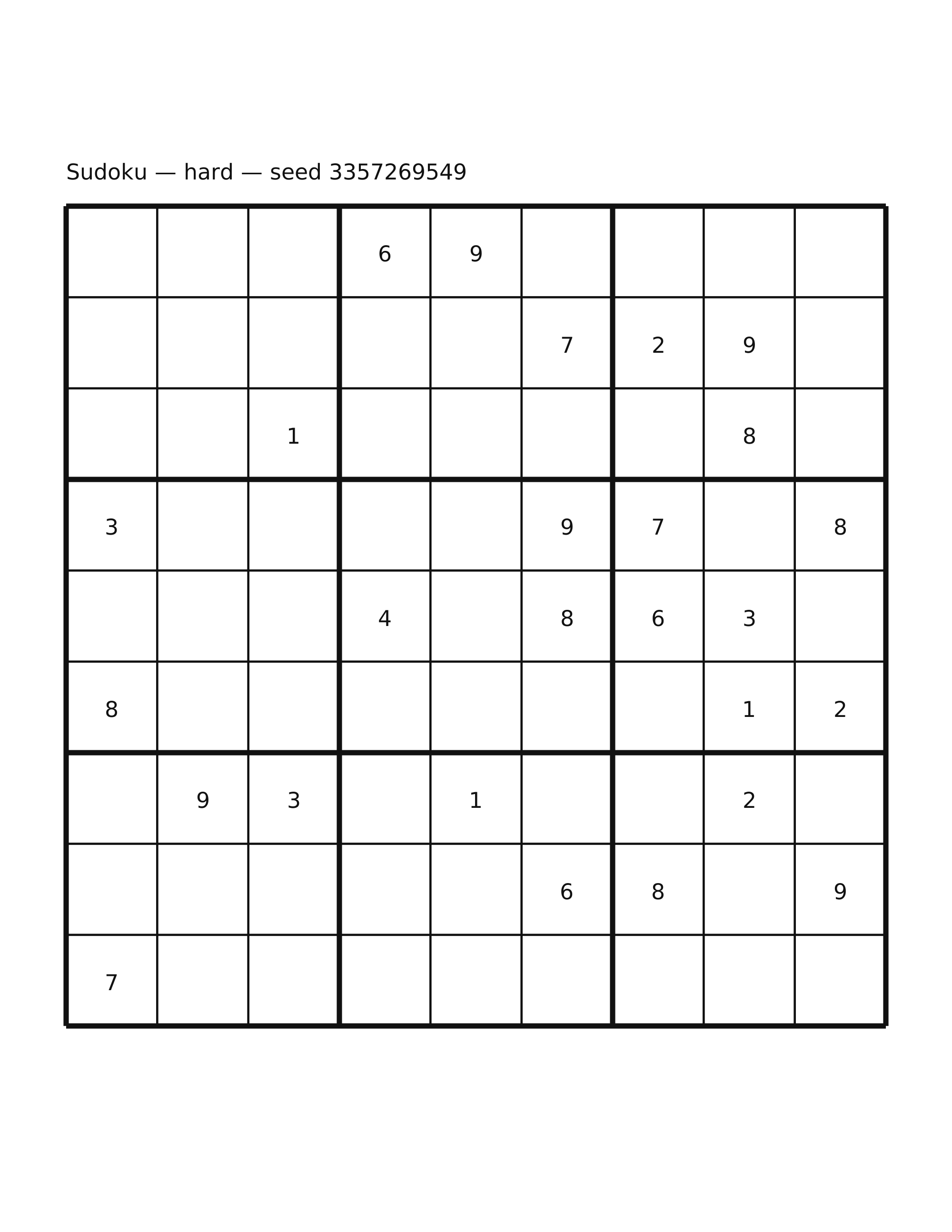 Sudoku — hard #57