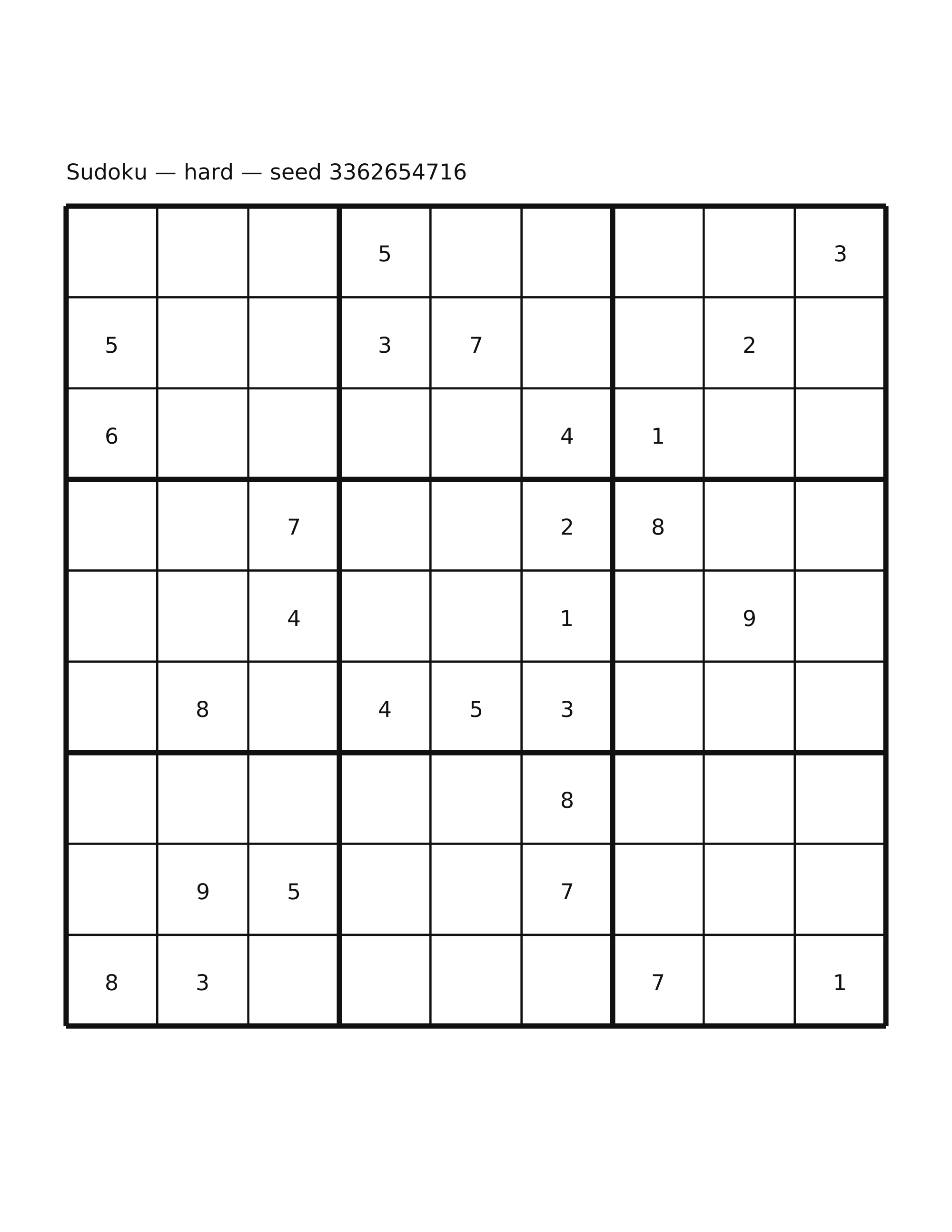 Sudoku — hard #29