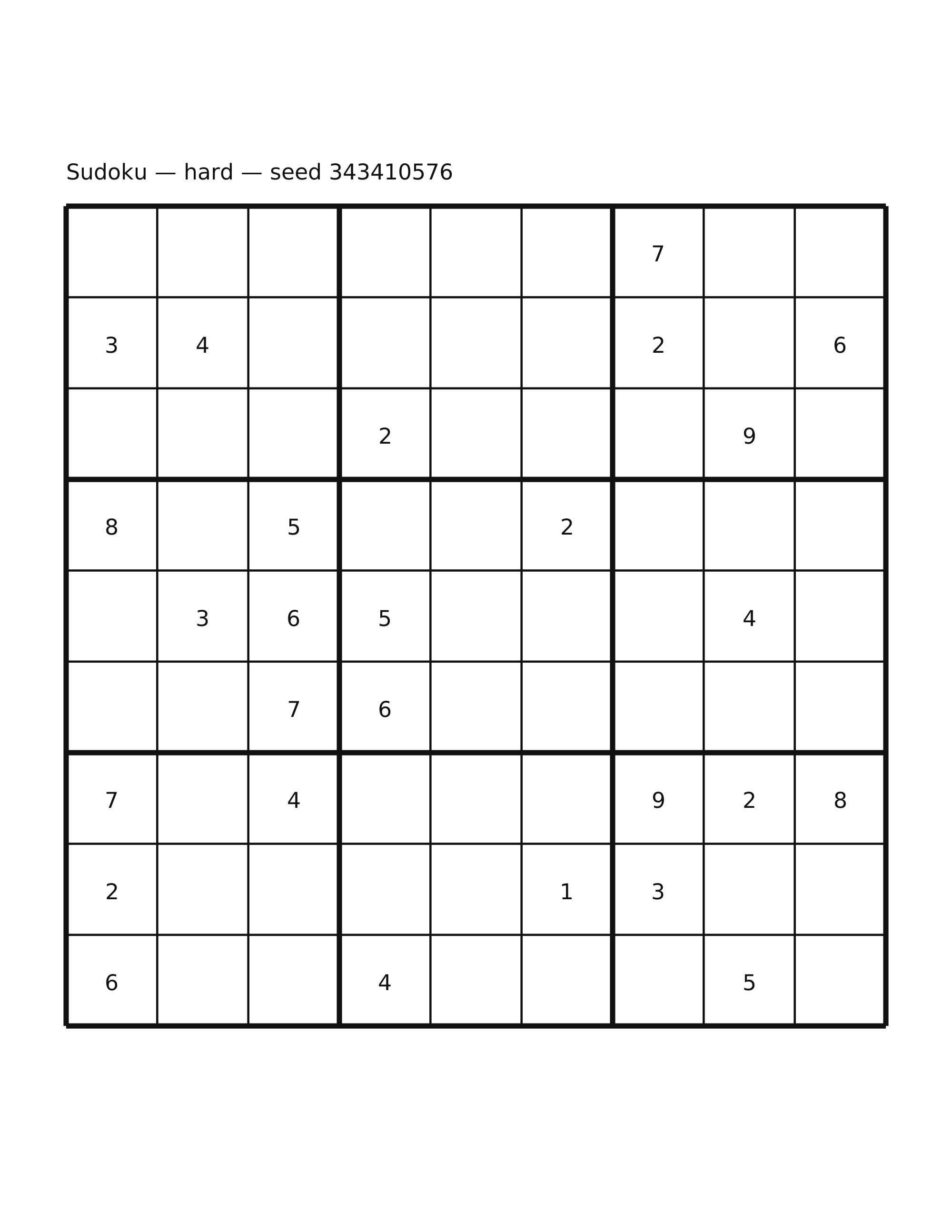 Sudoku — hard #42