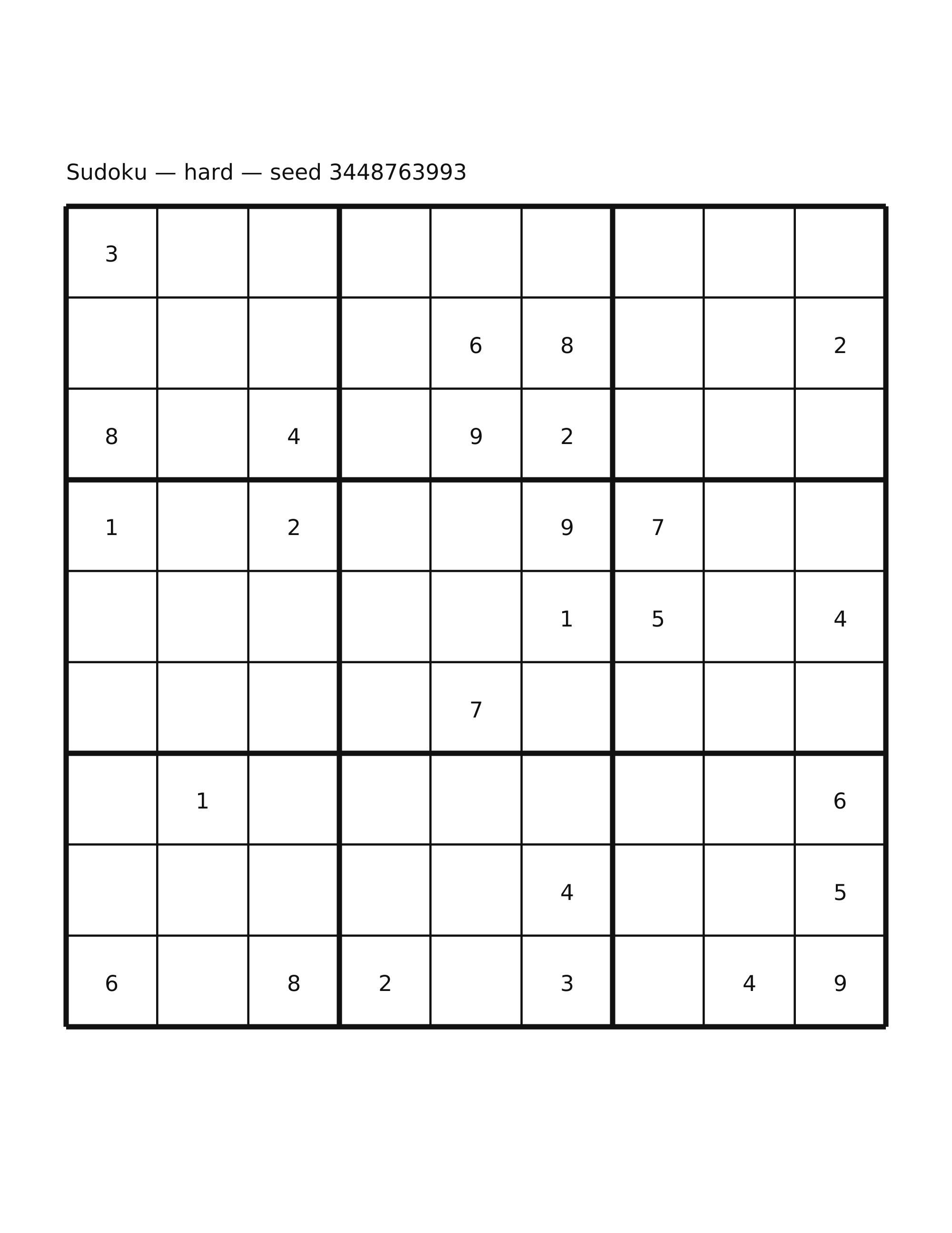 Sudoku — hard #43
