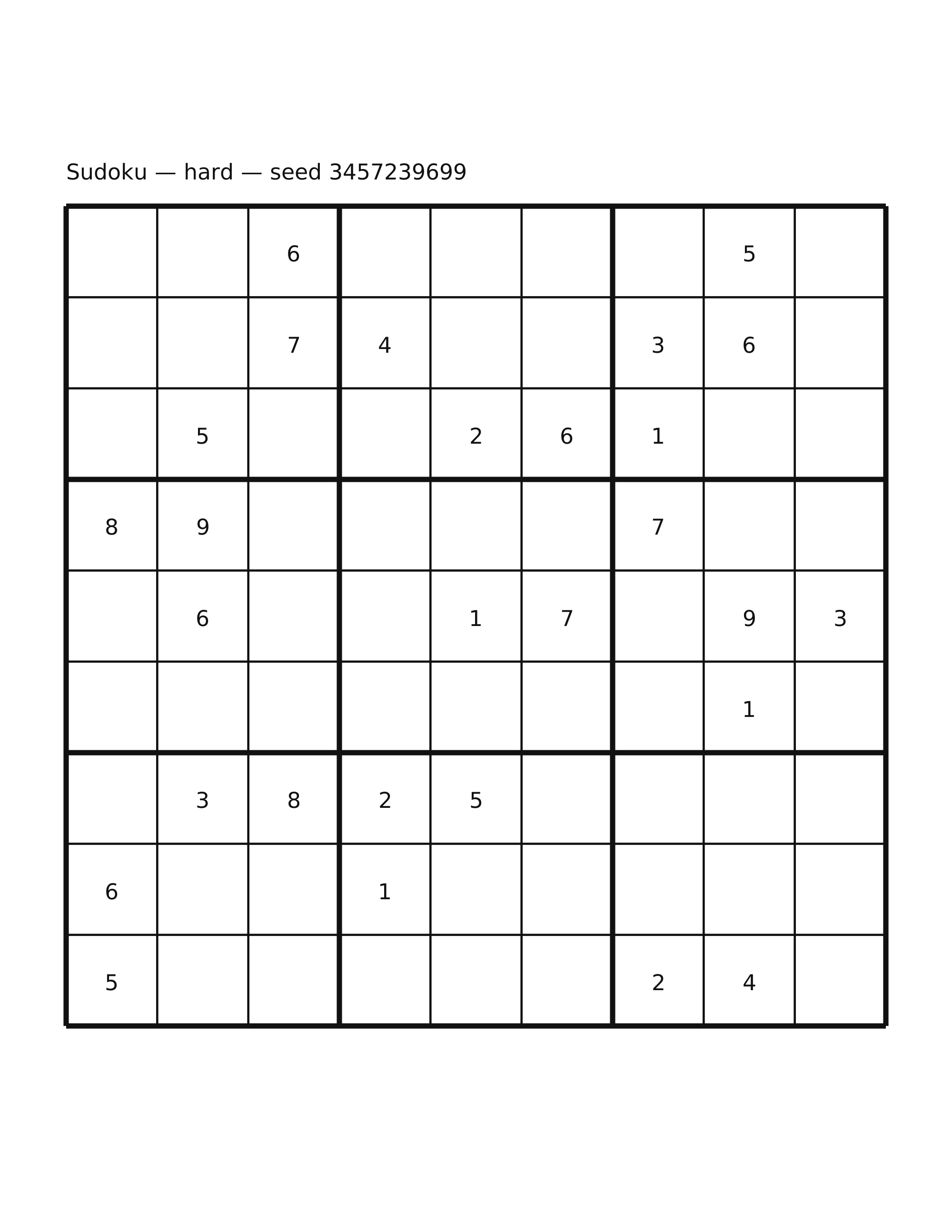Sudoku — hard #13