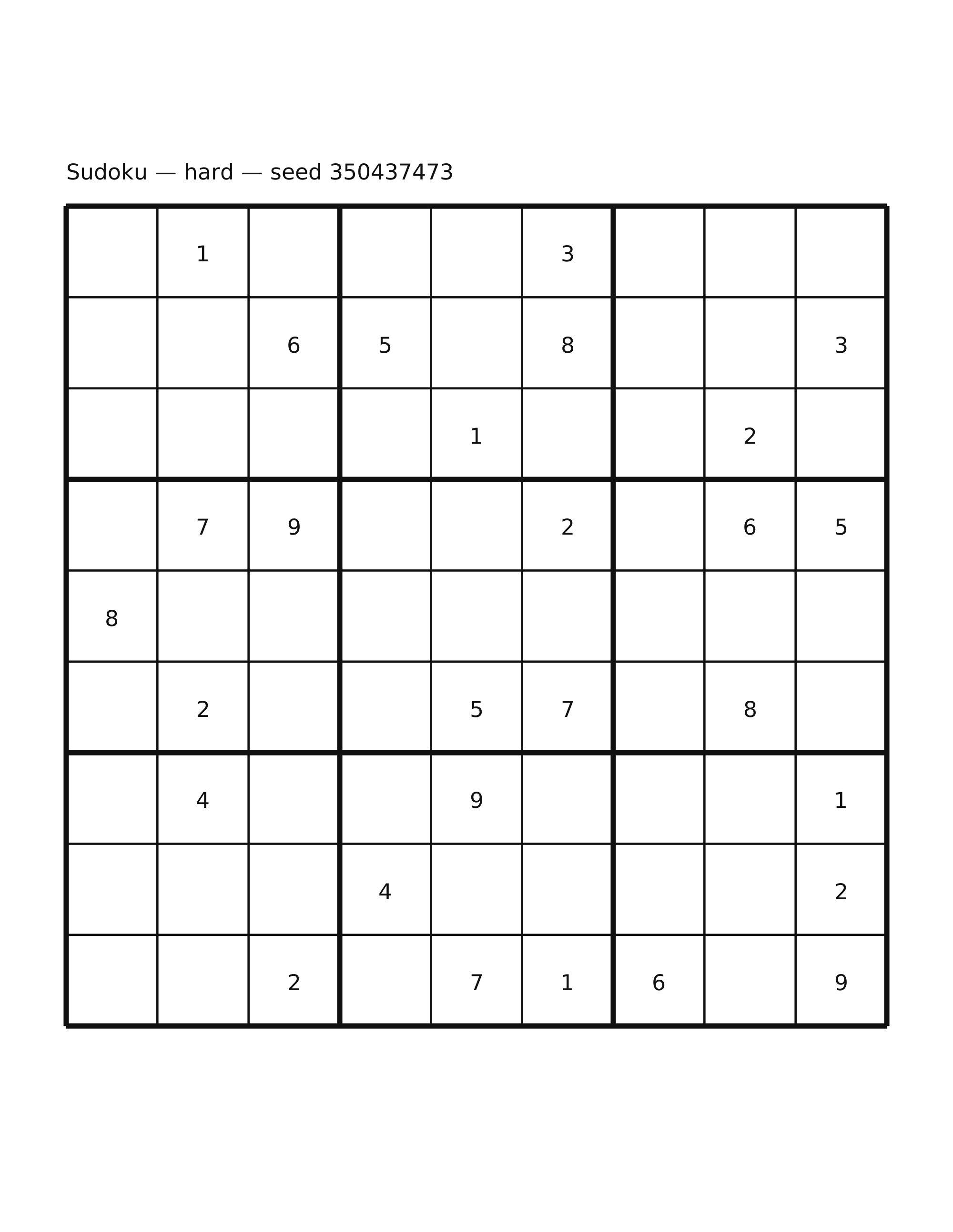 Sudoku — hard #21