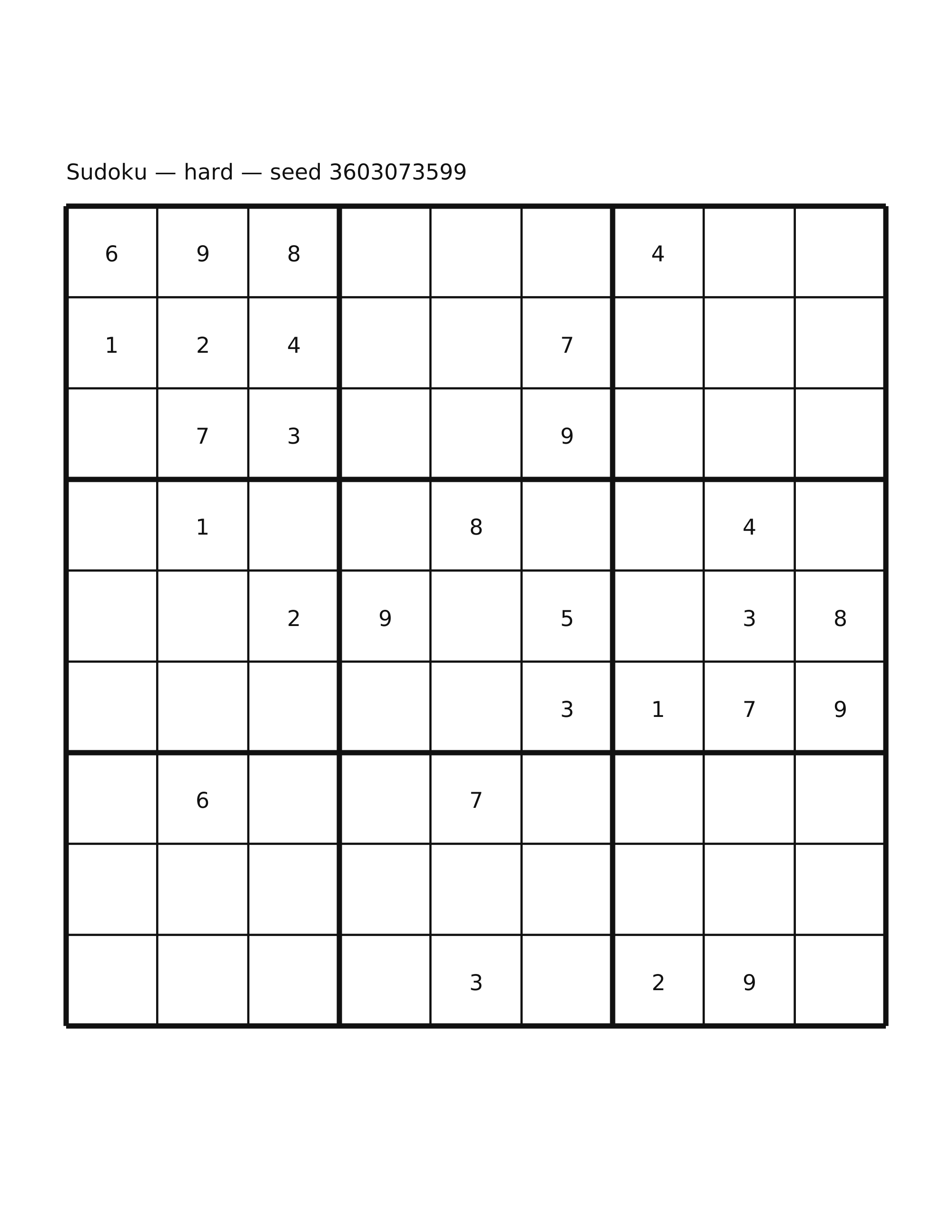 Sudoku — hard #50