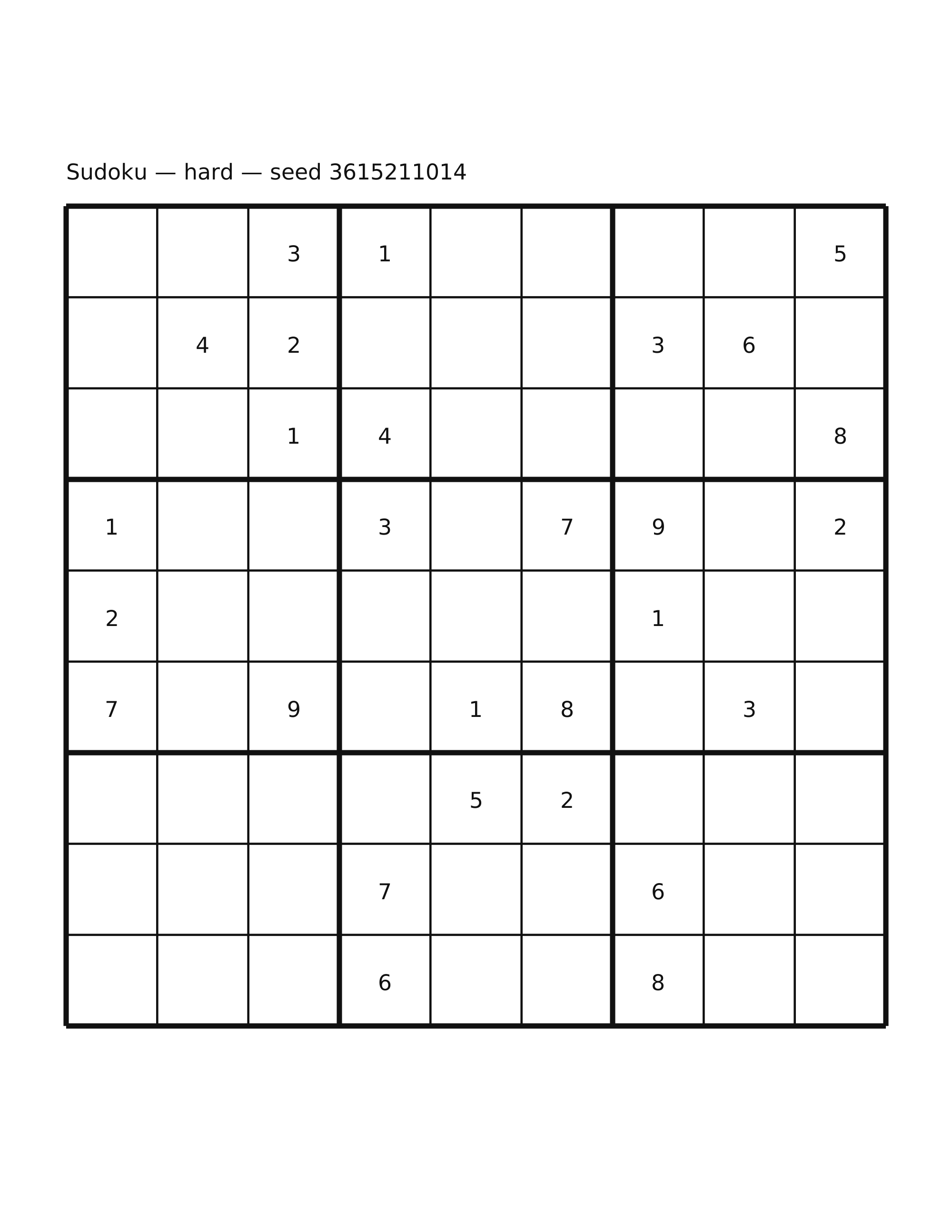 Sudoku — hard #42