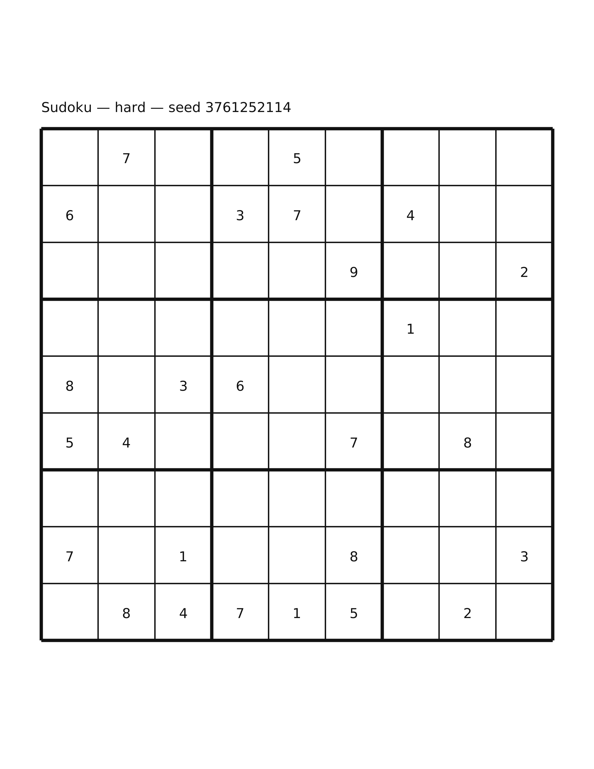 Sudoku — hard #28