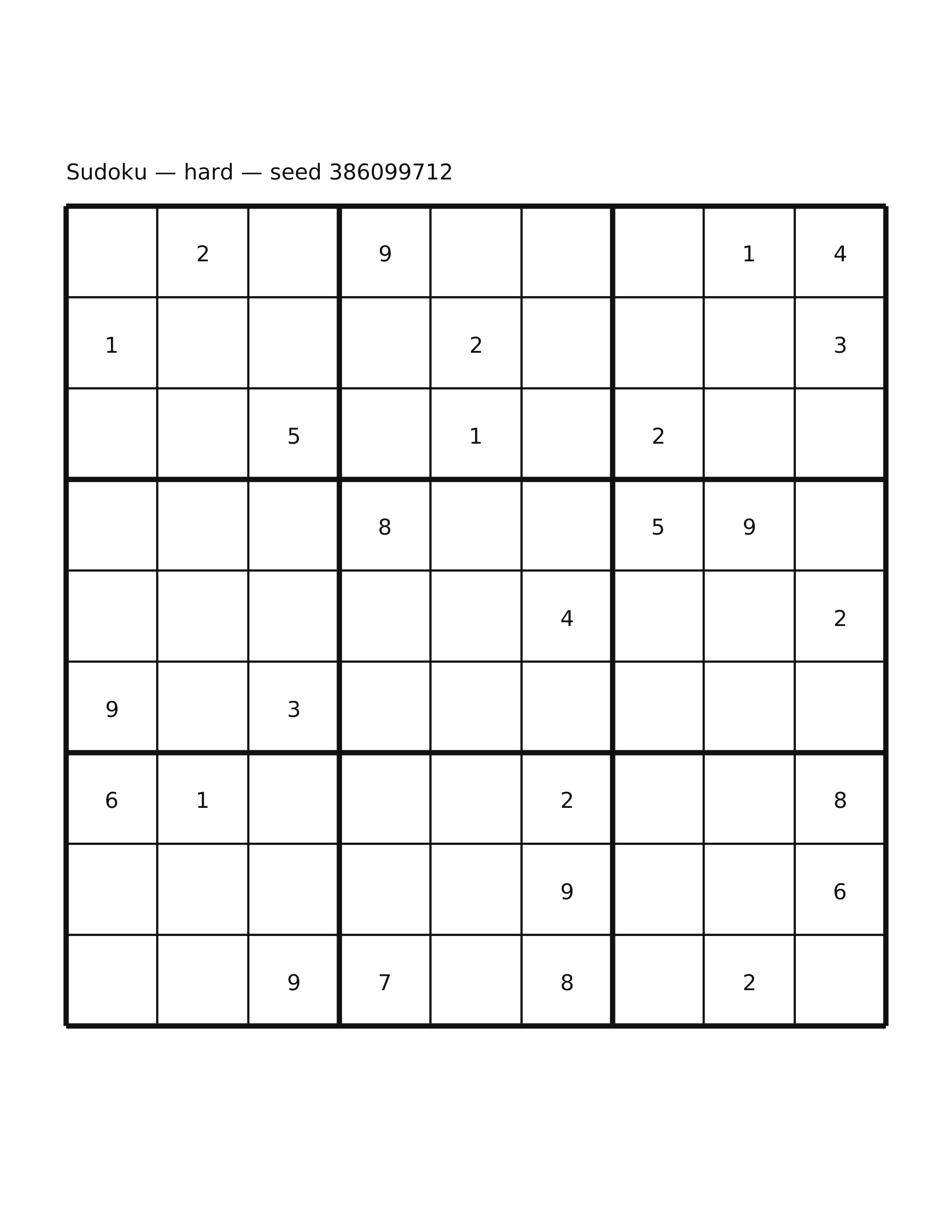 Sudoku — hard #59