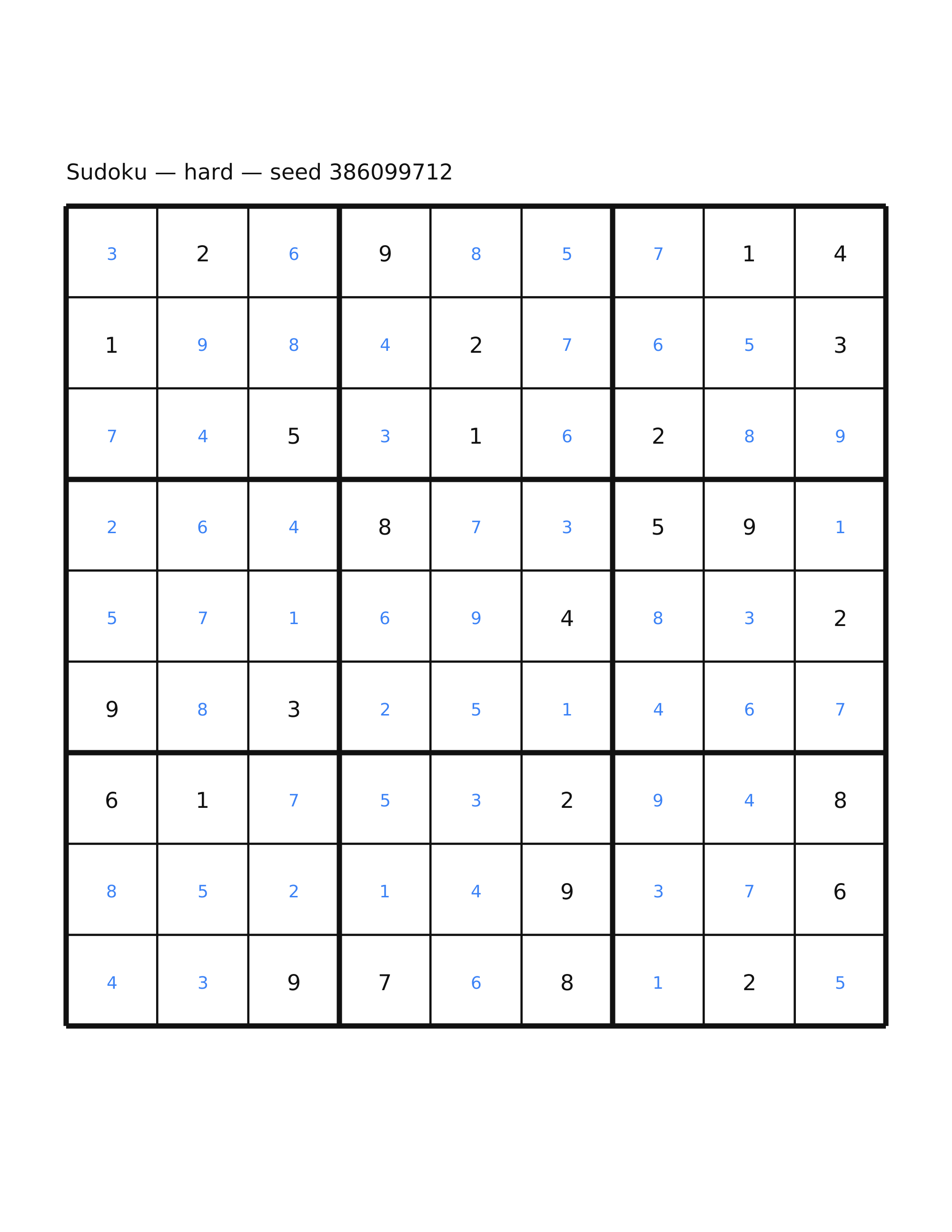 Sudoku — hard #59 — solution