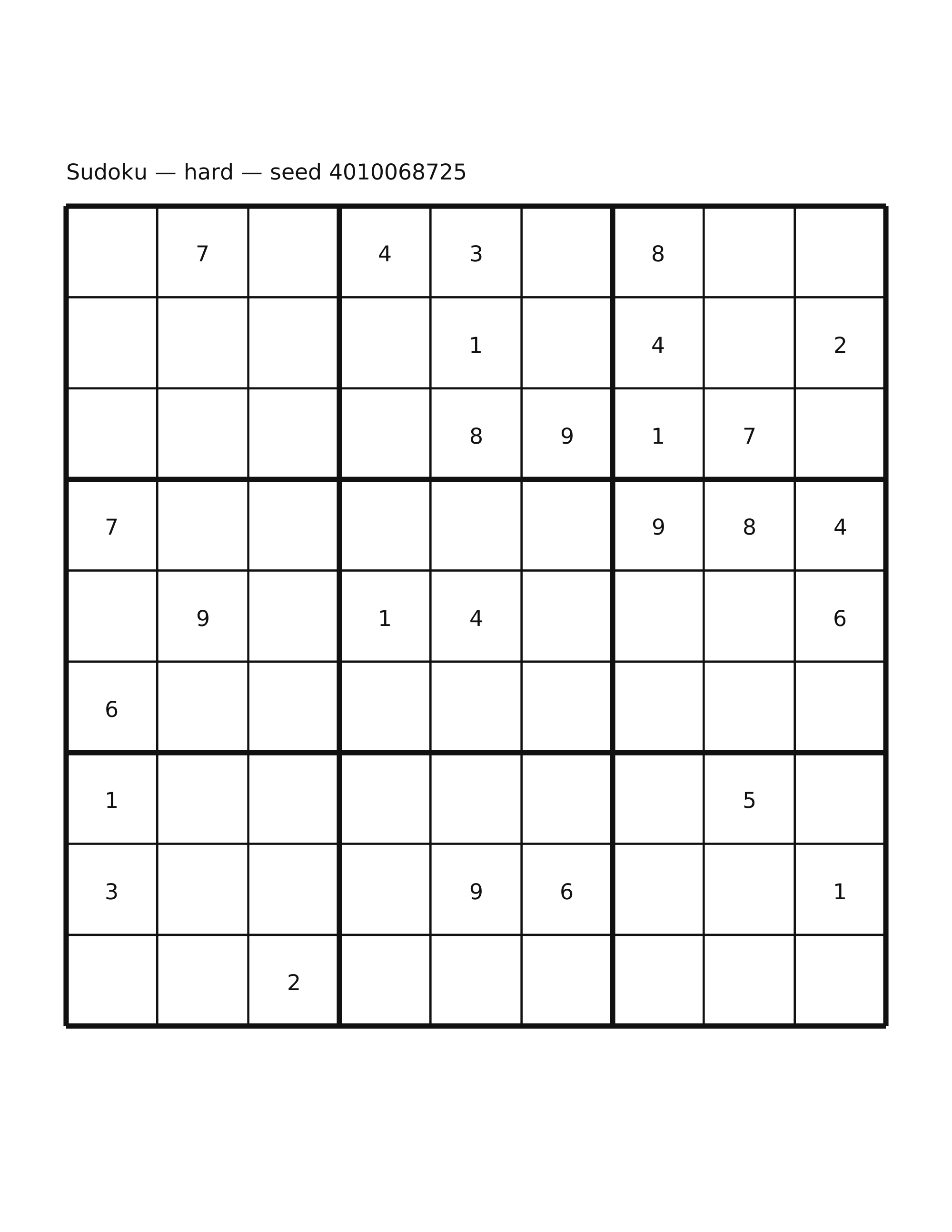 Sudoku — hard #44