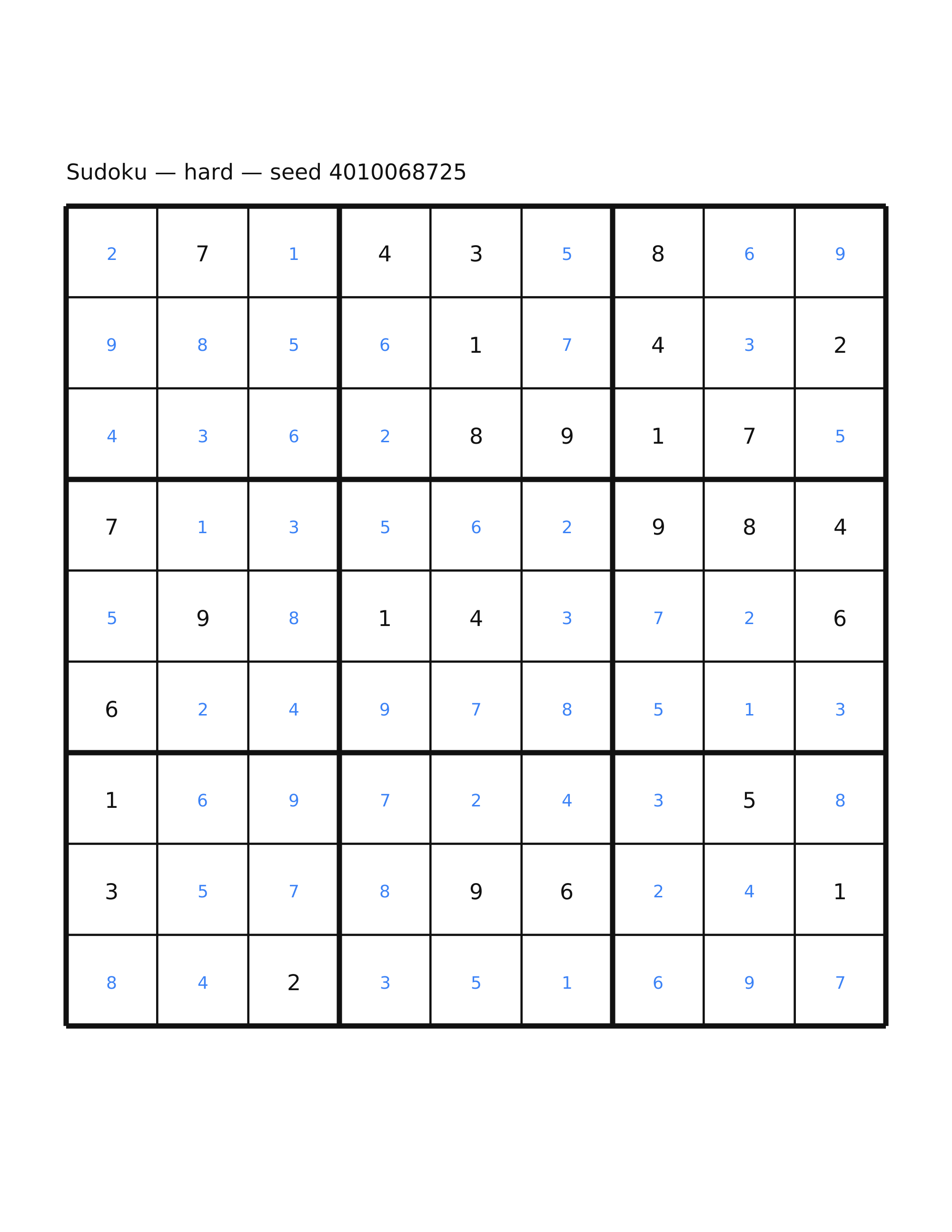 Sudoku — hard #44 — solution