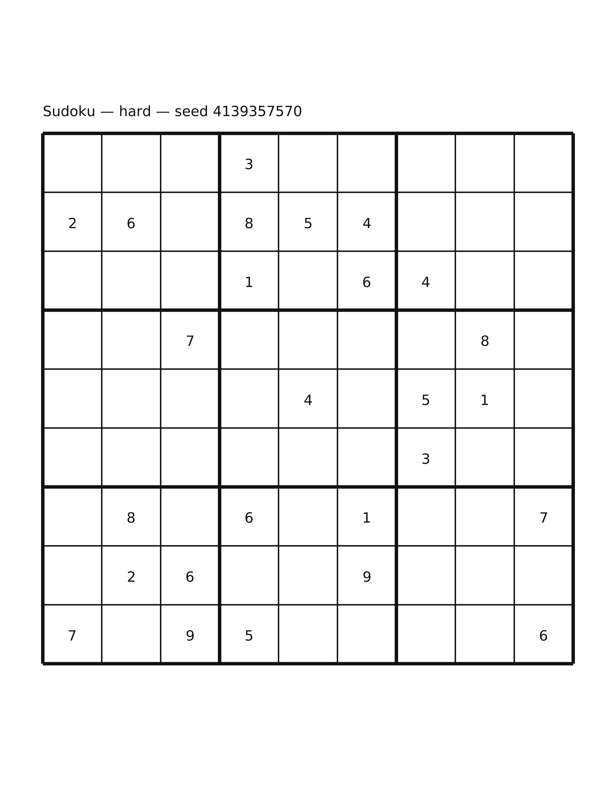Sudoku — hard #56