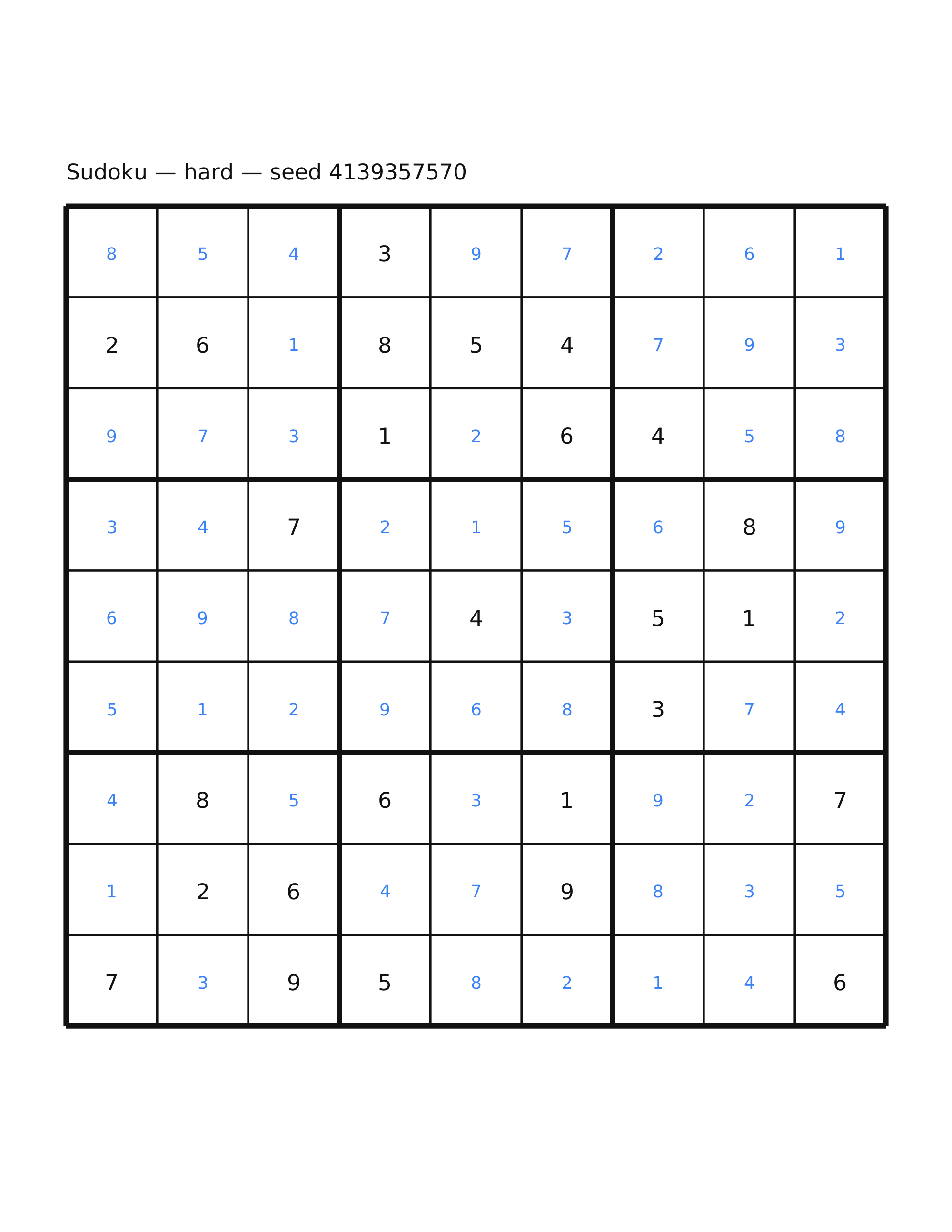 Sudoku — hard #56 — solution