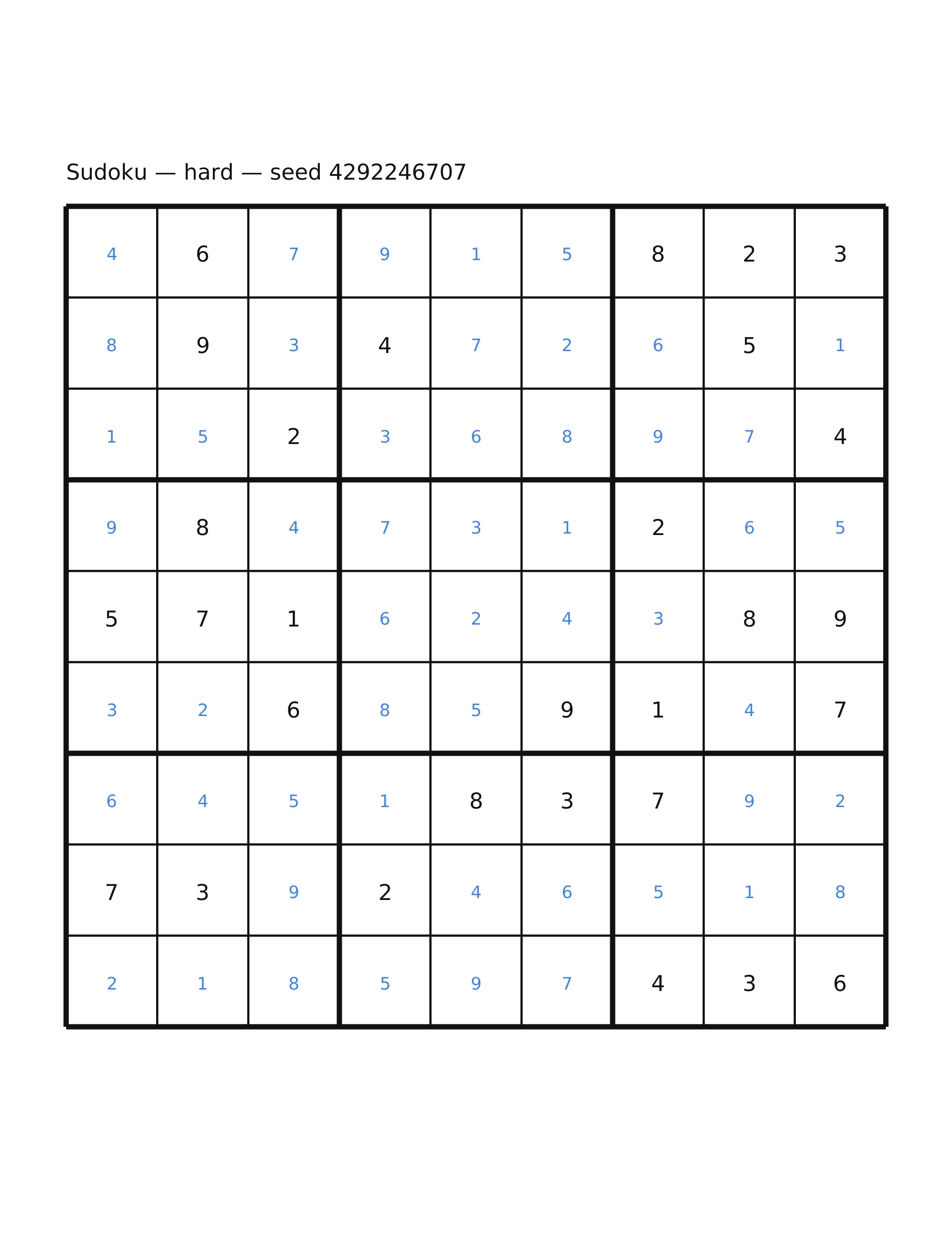 Sudoku — hard #66 — solution