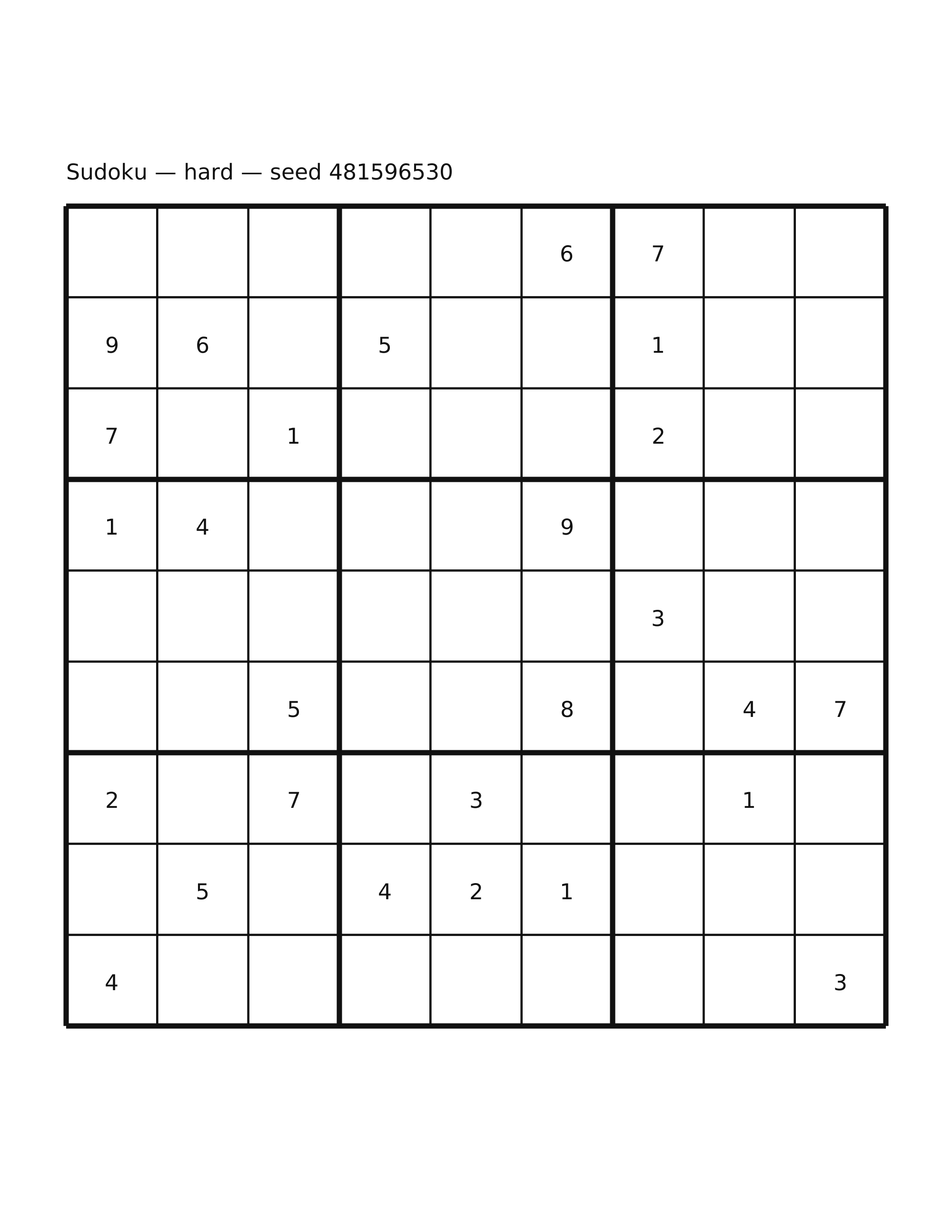 Sudoku — hard #66