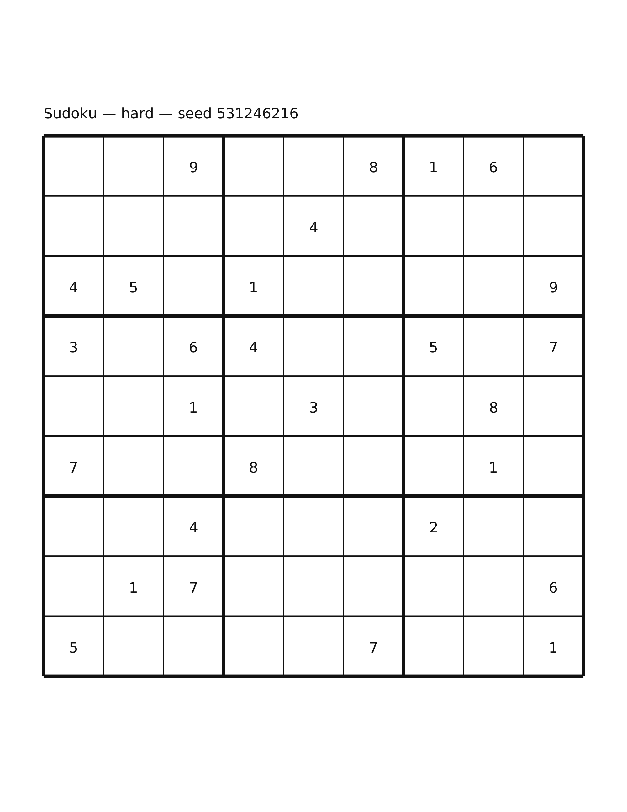 Sudoku — hard #23
