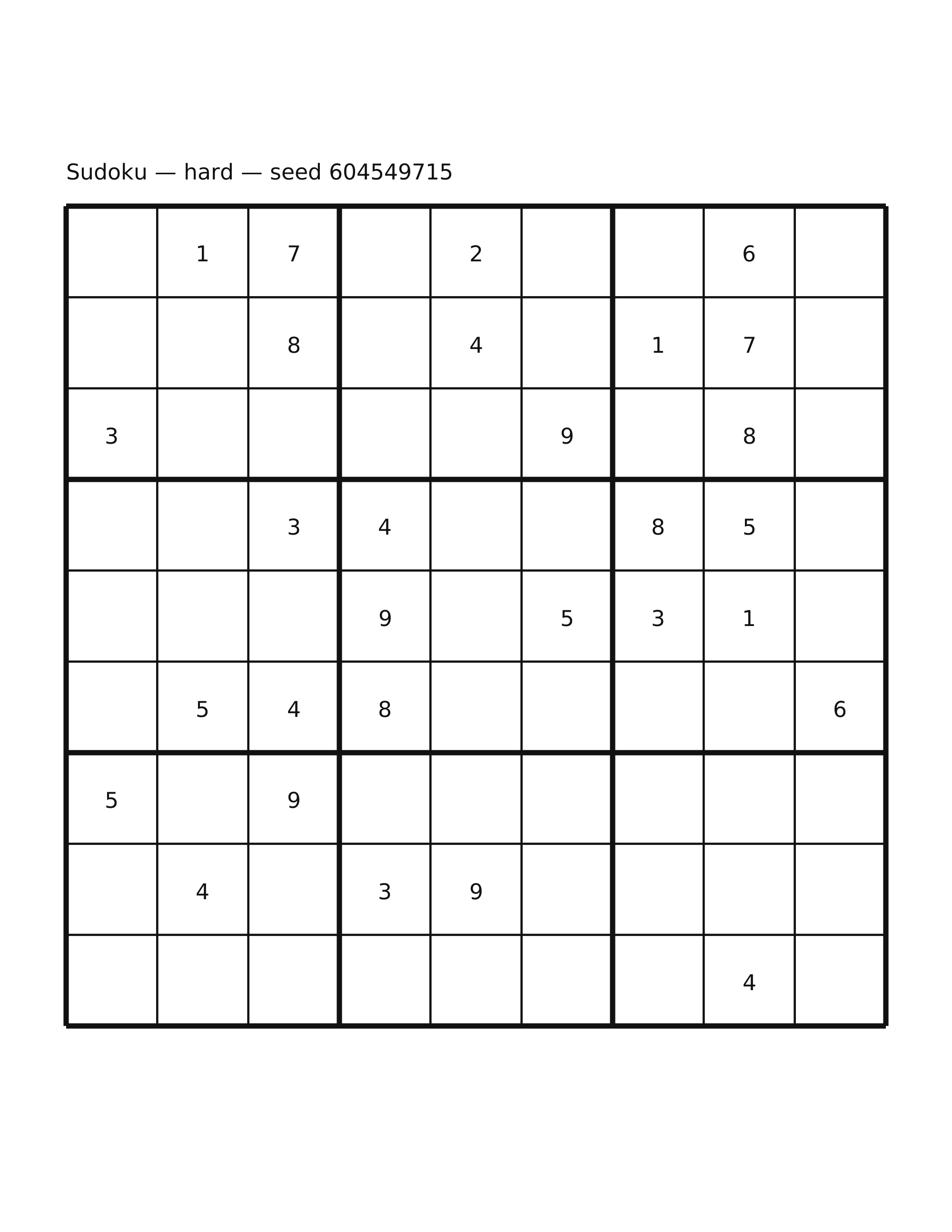 Sudoku — hard #66