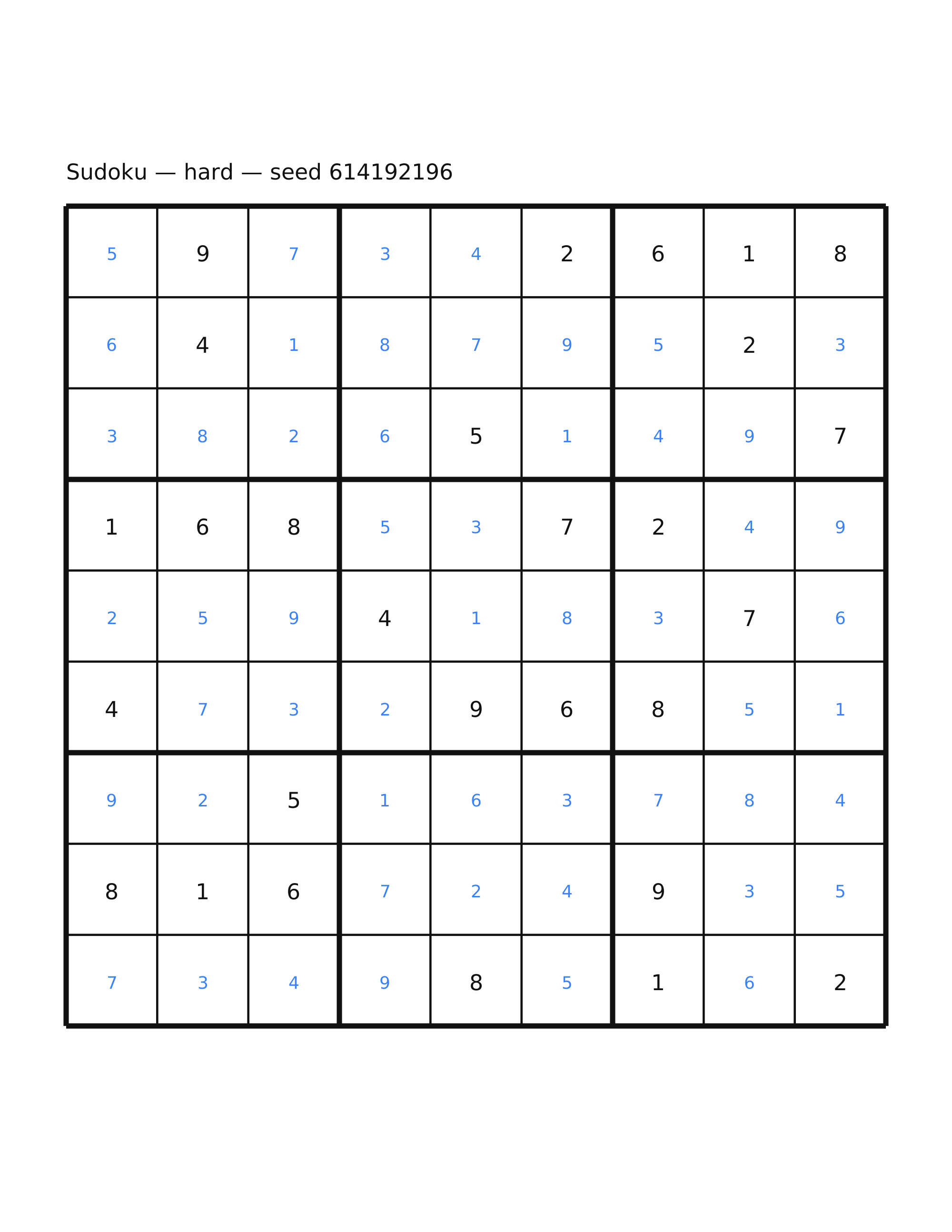 Sudoku — hard #66 — solution