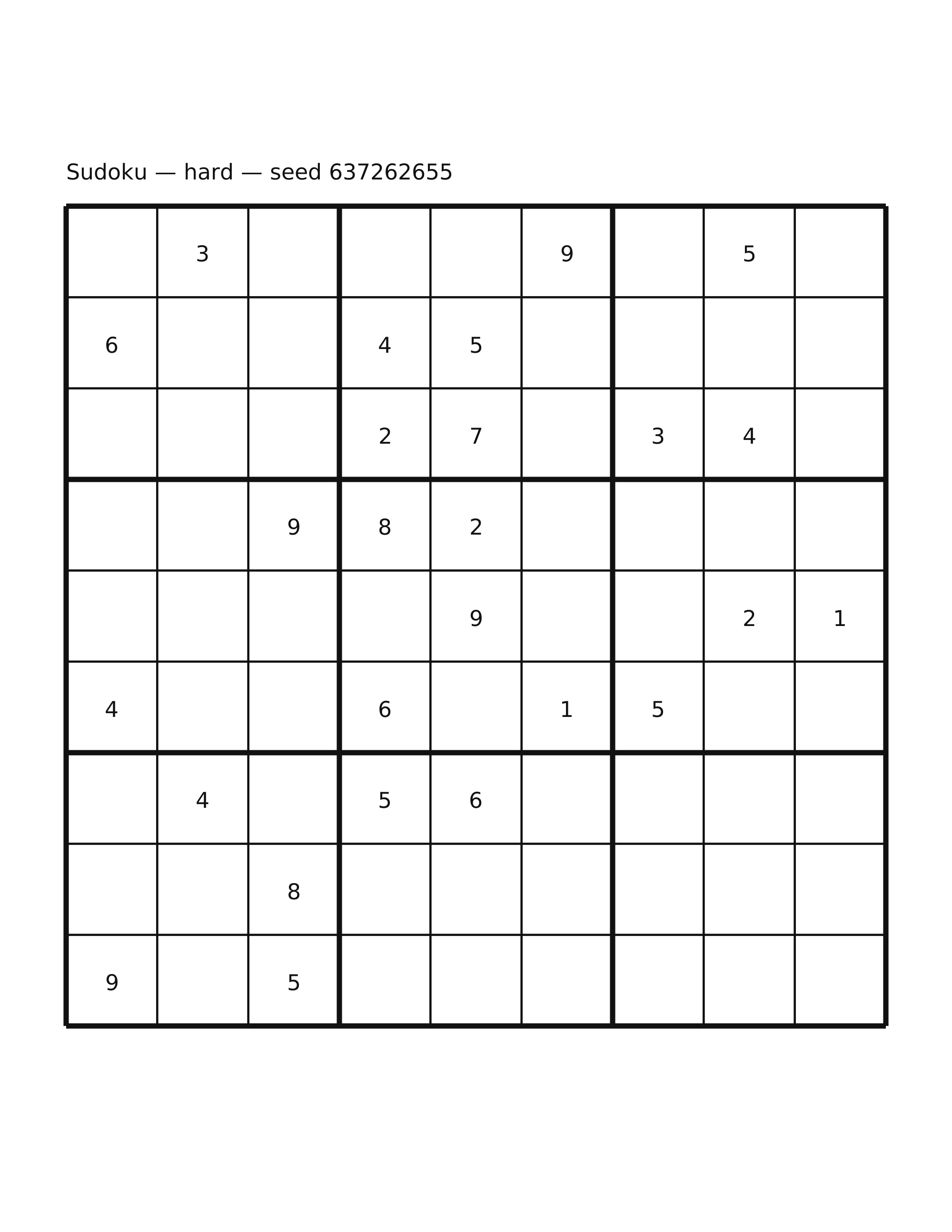 Sudoku — hard #64