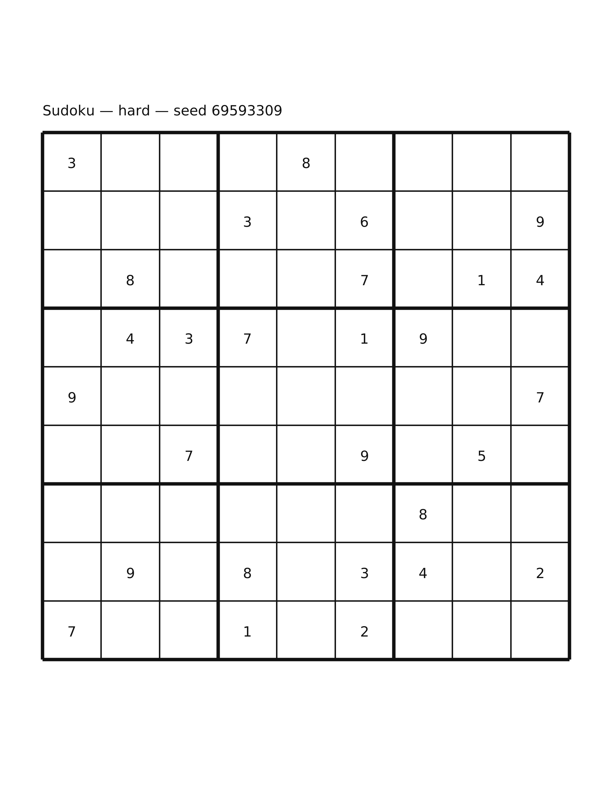 Sudoku — hard #37