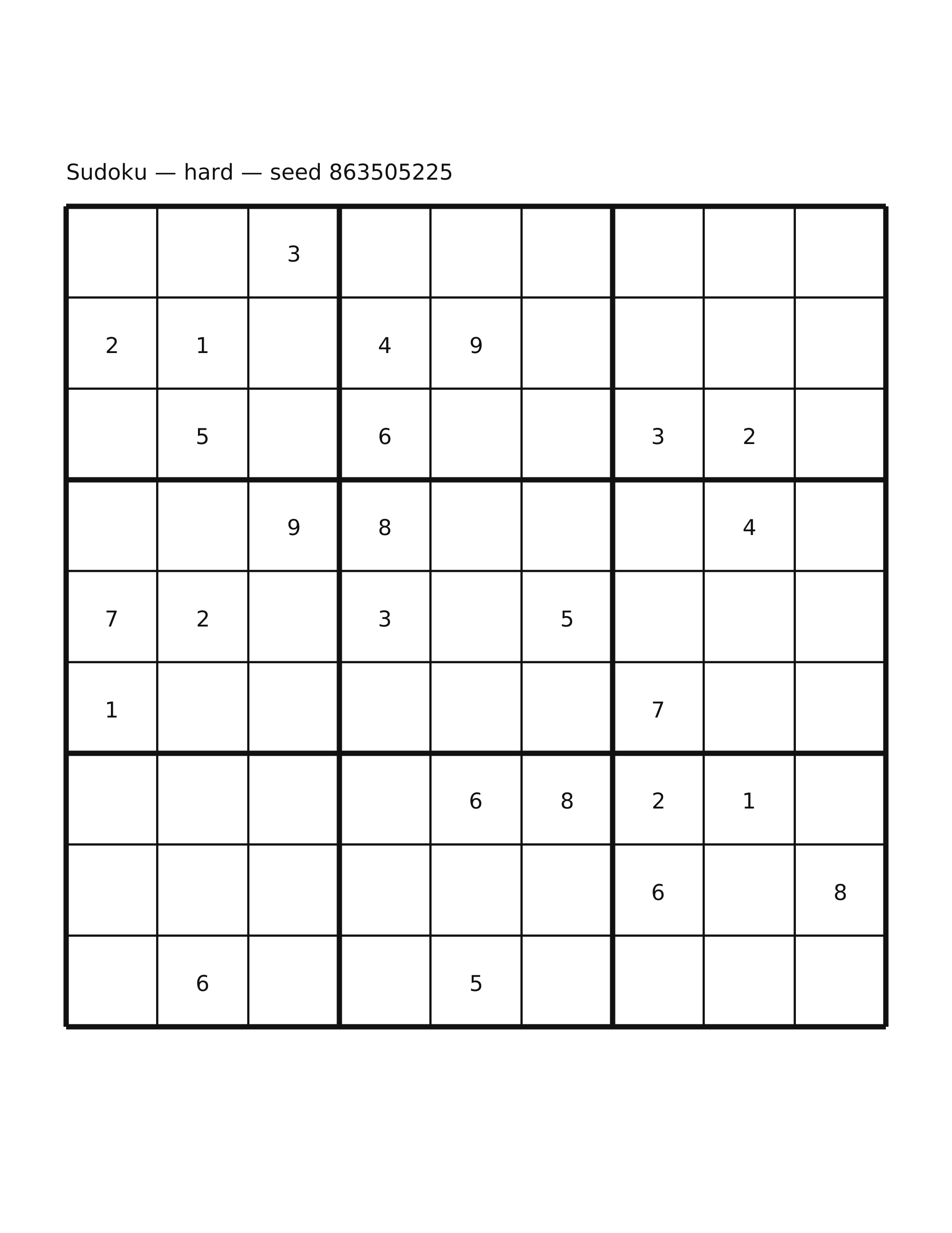 Sudoku — hard #66