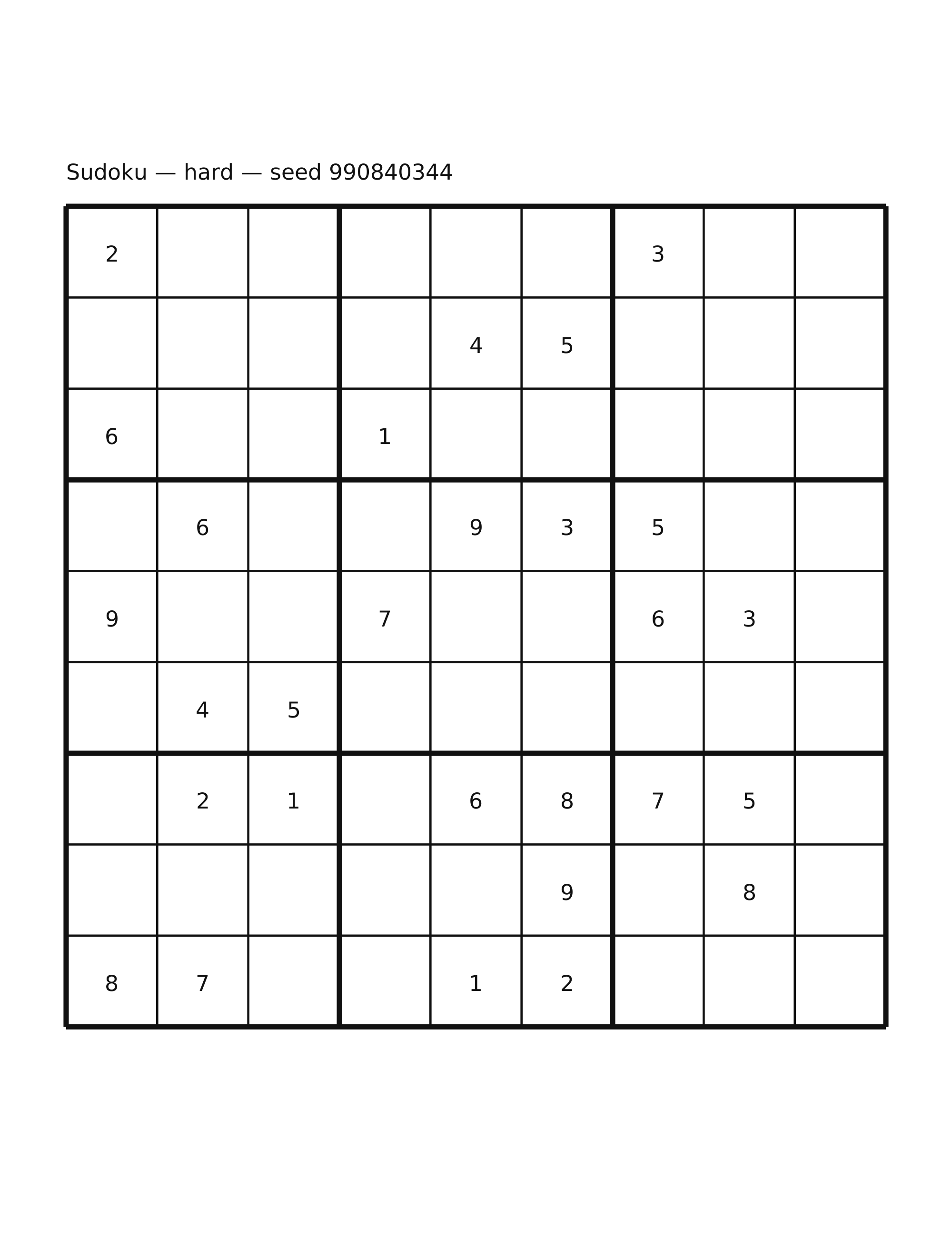 Sudoku — hard #49
