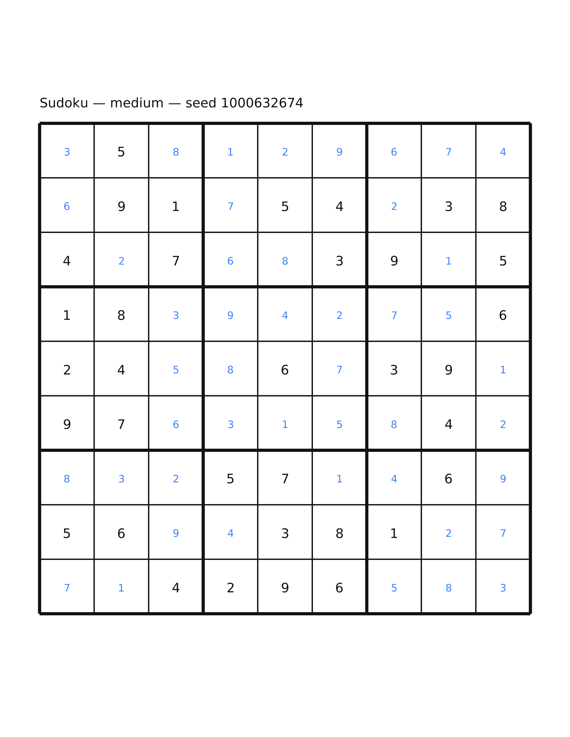 Sudoku — medium #24 — solution