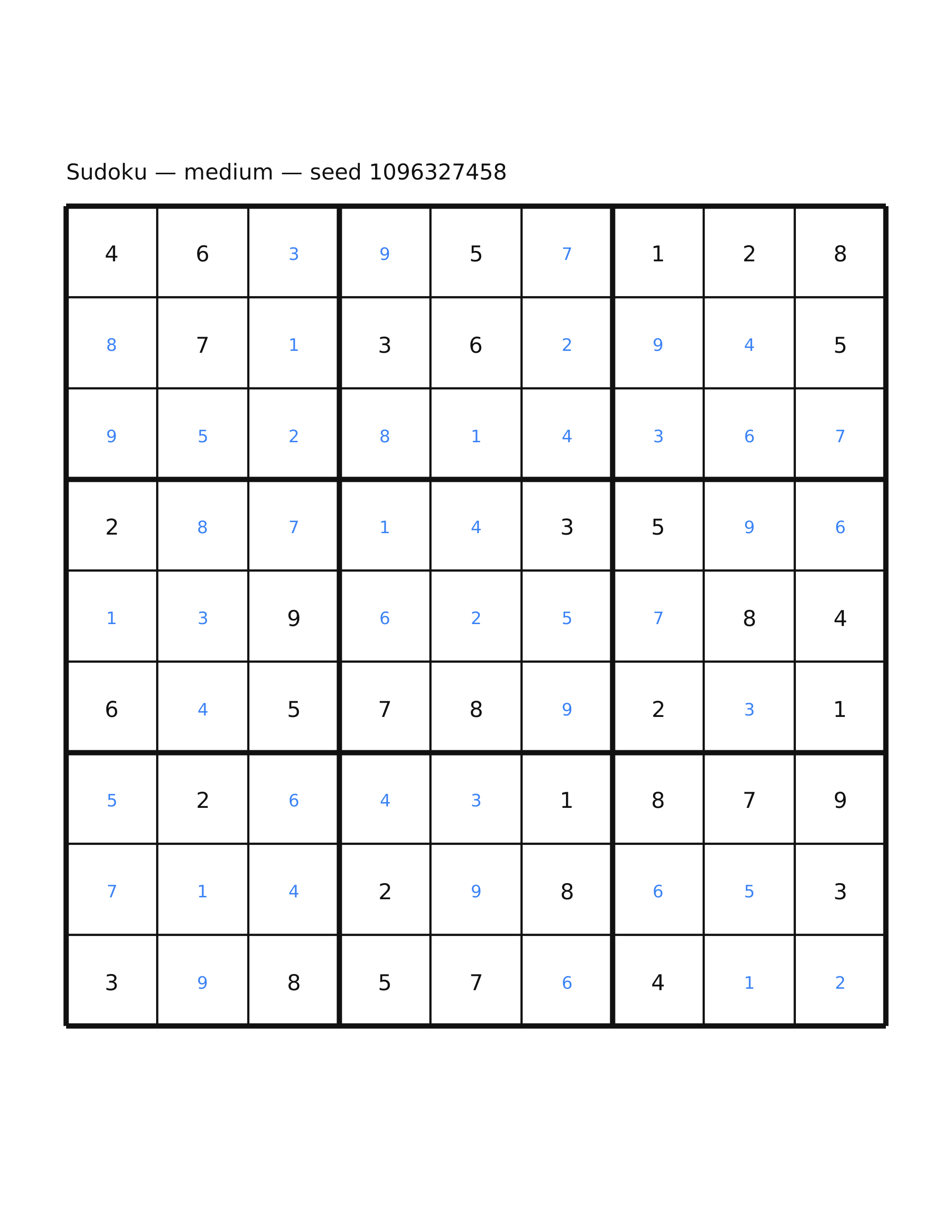 Sudoku — medium #21 — solution