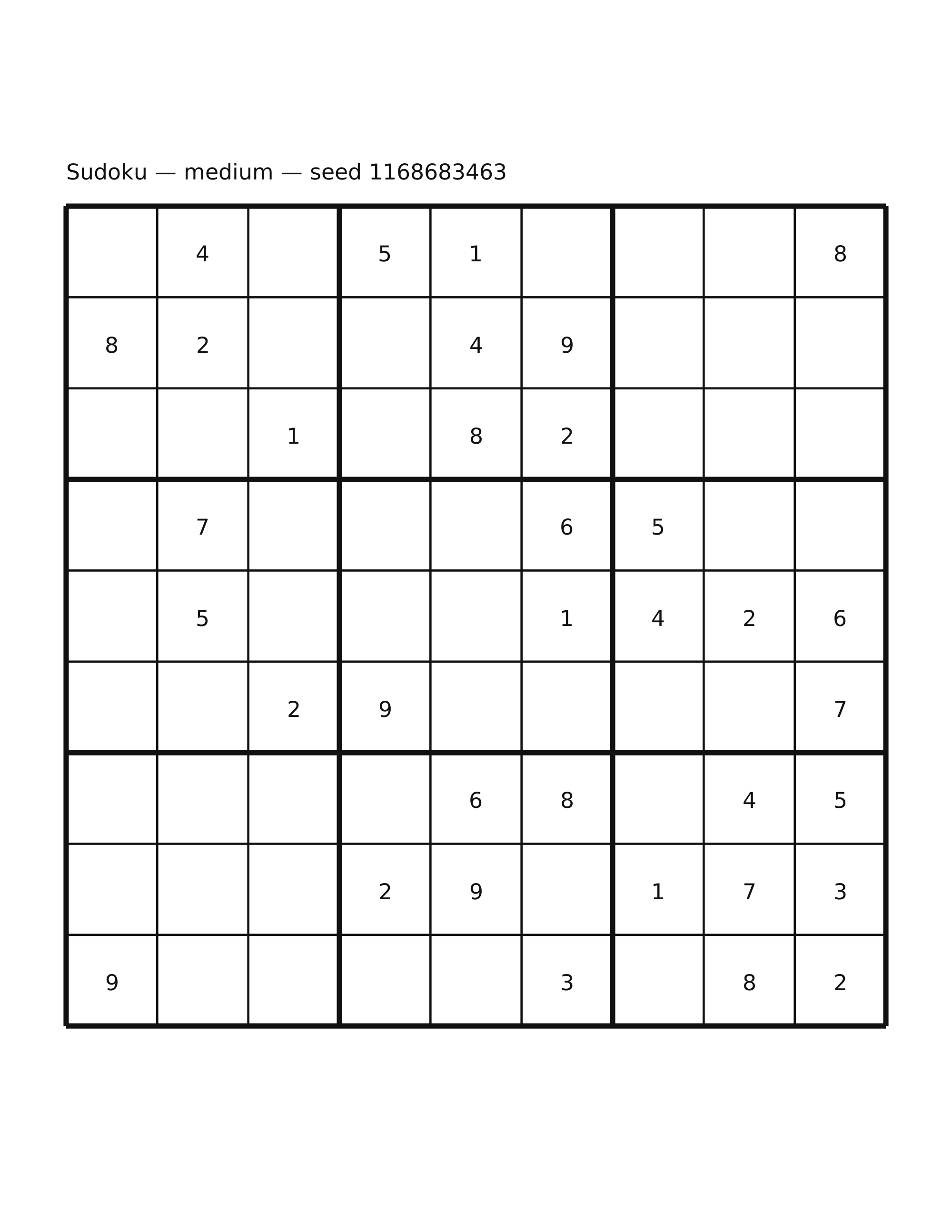 Sudoku — medium #21