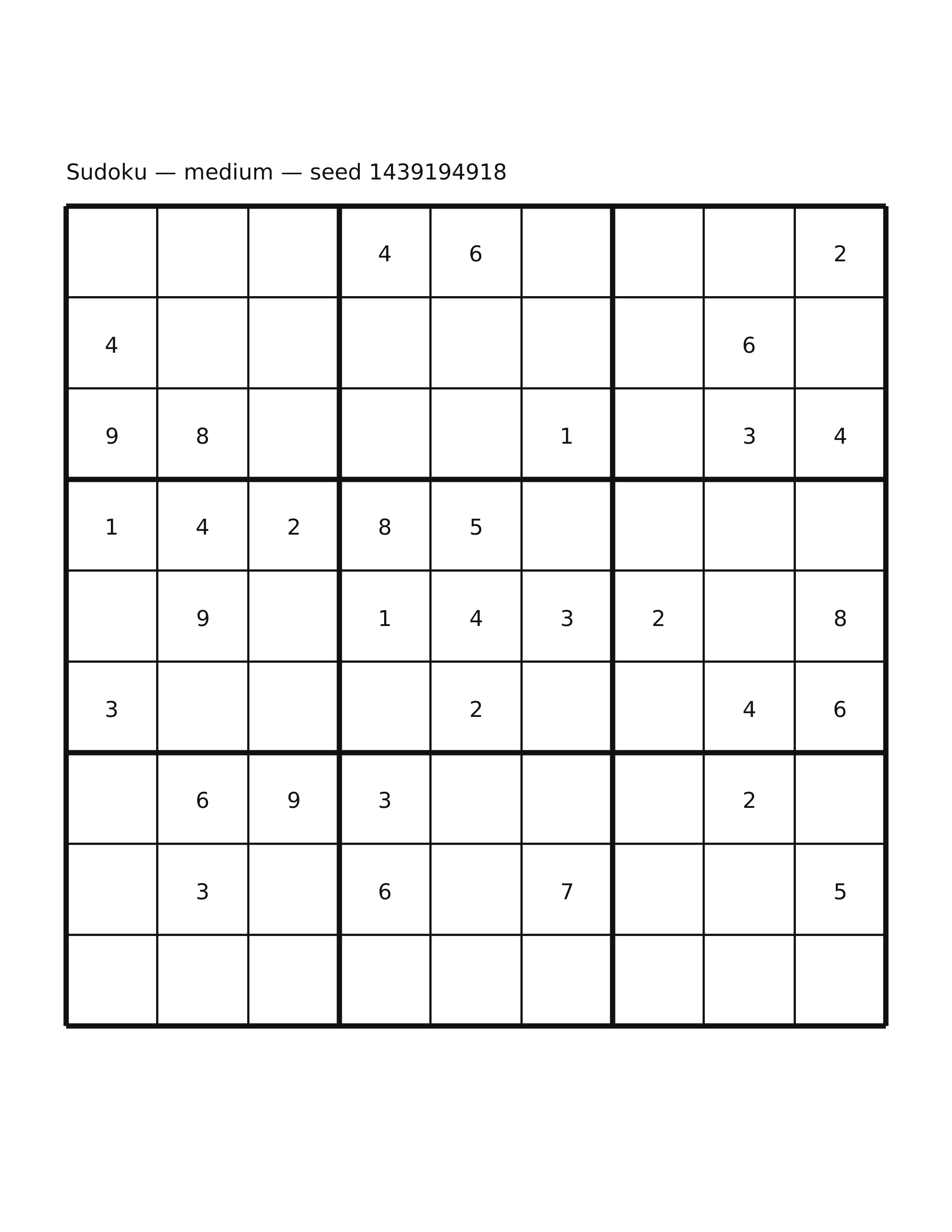 Sudoku — medium #45
