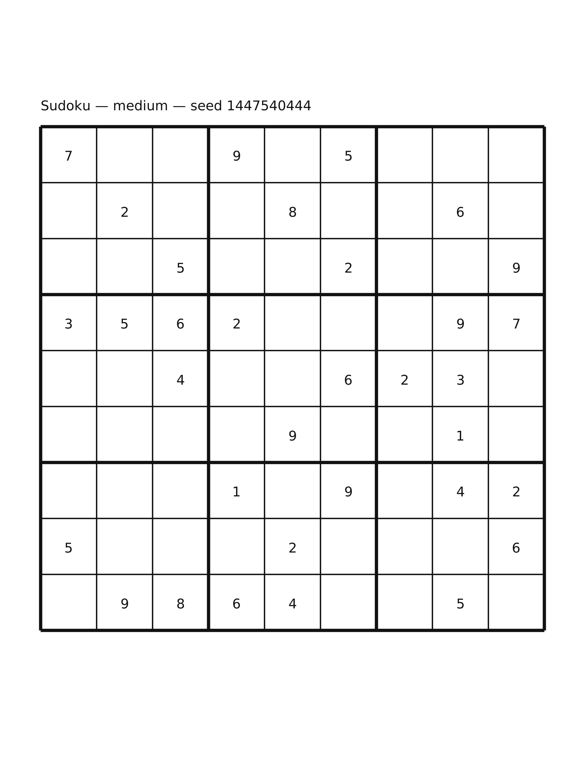Sudoku — medium #11