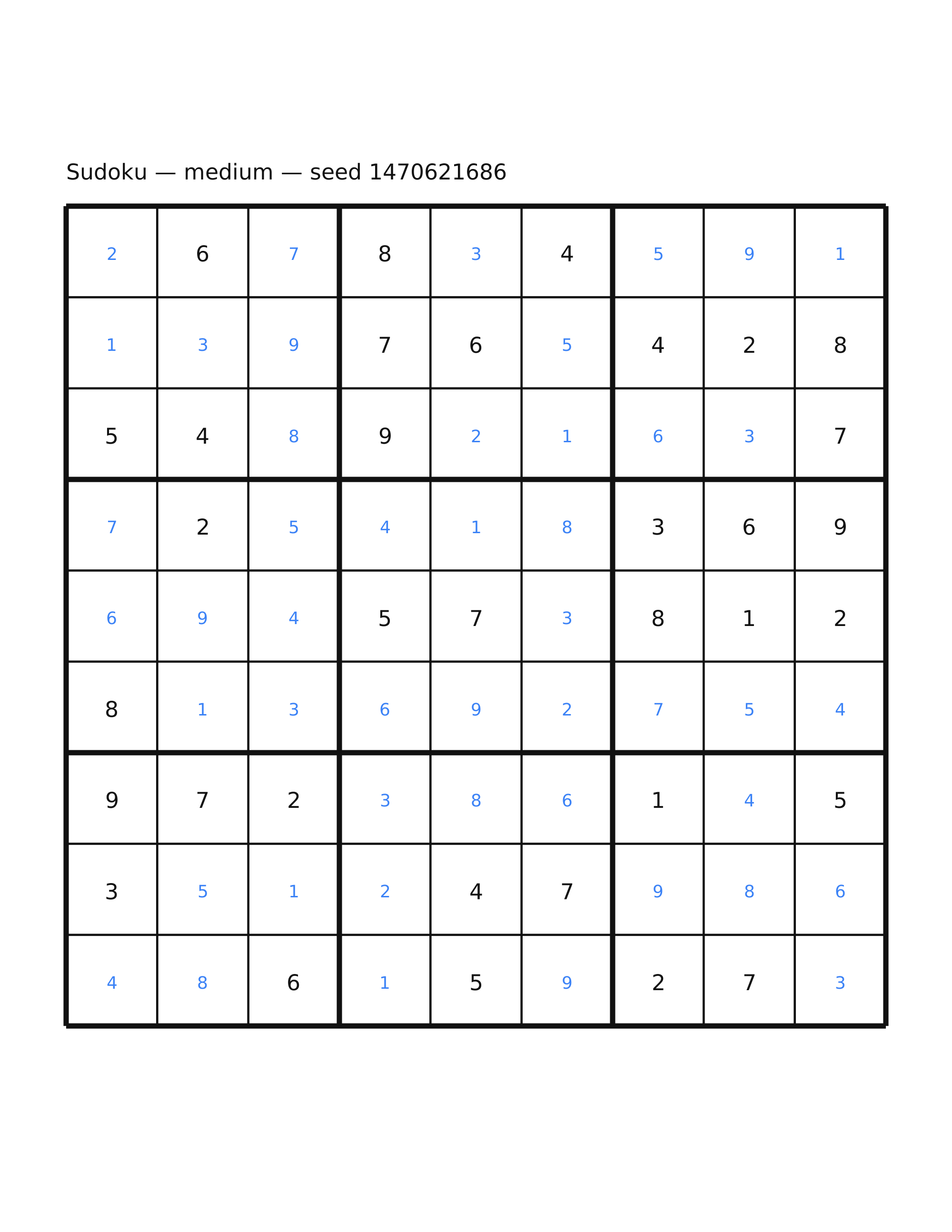 Sudoku — medium #24 — solution