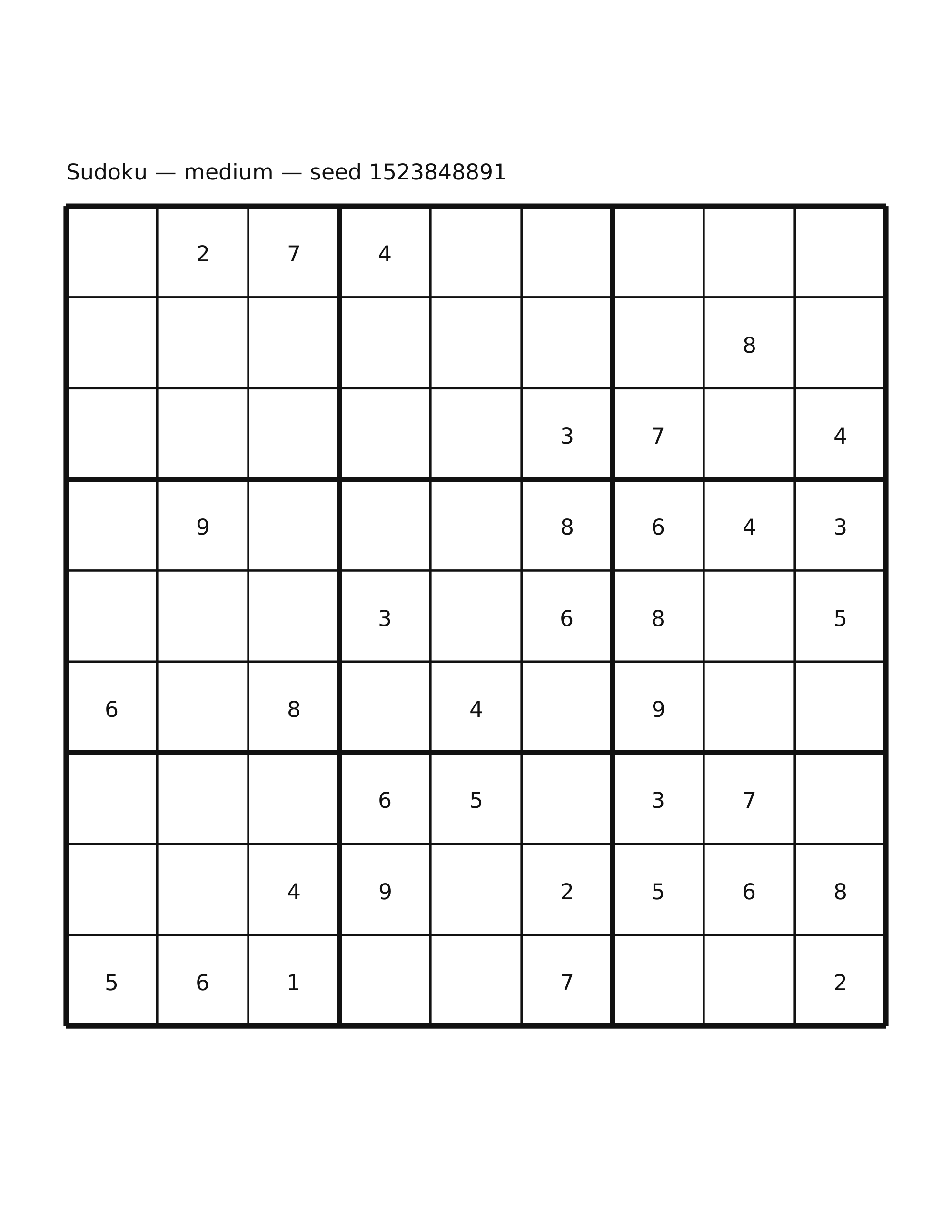 Sudoku — medium #46
