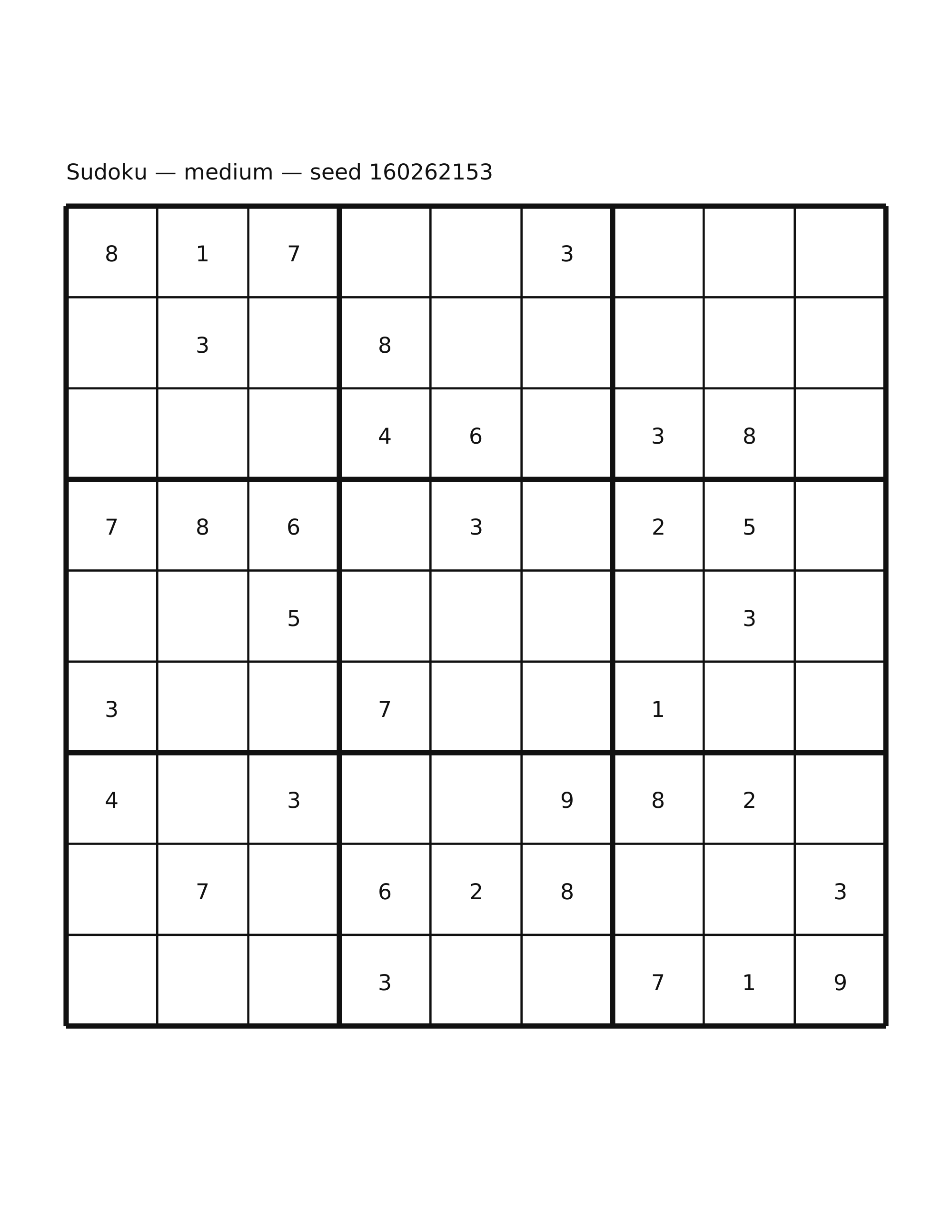 Sudoku — medium #34