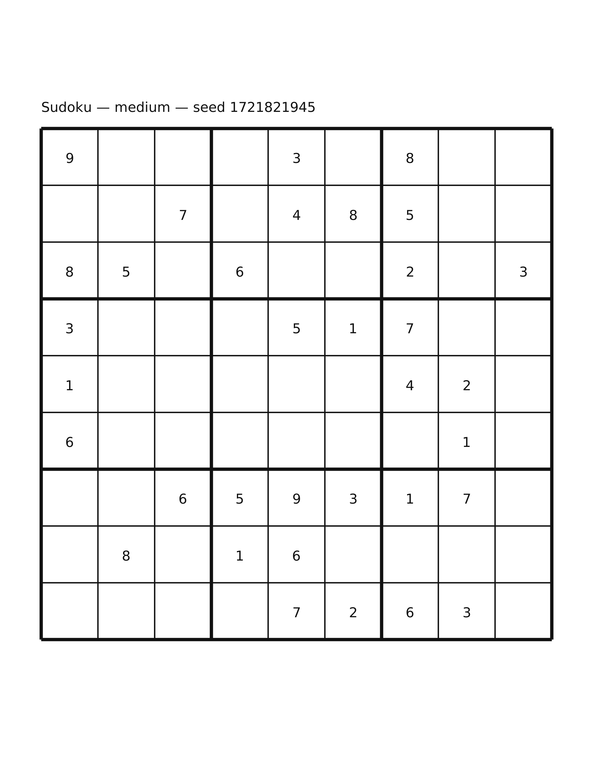 Sudoku — medium #19