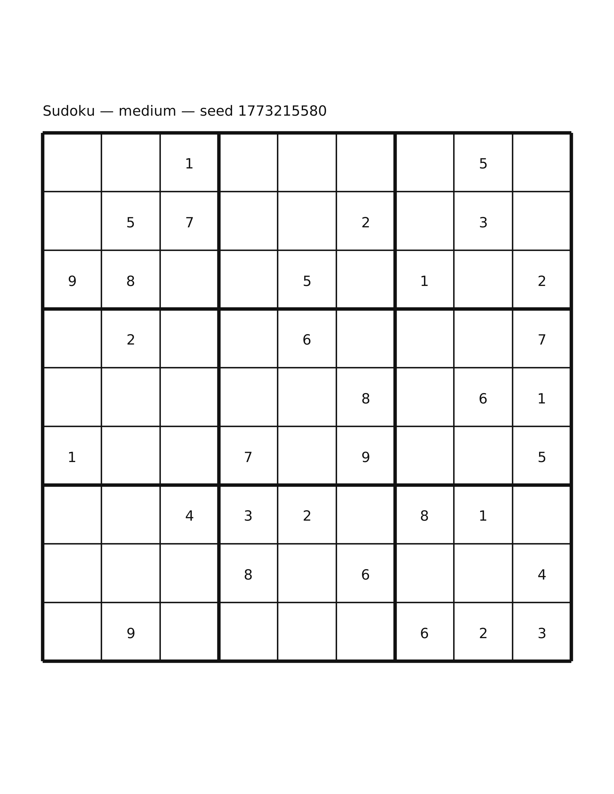 Sudoku — medium #26