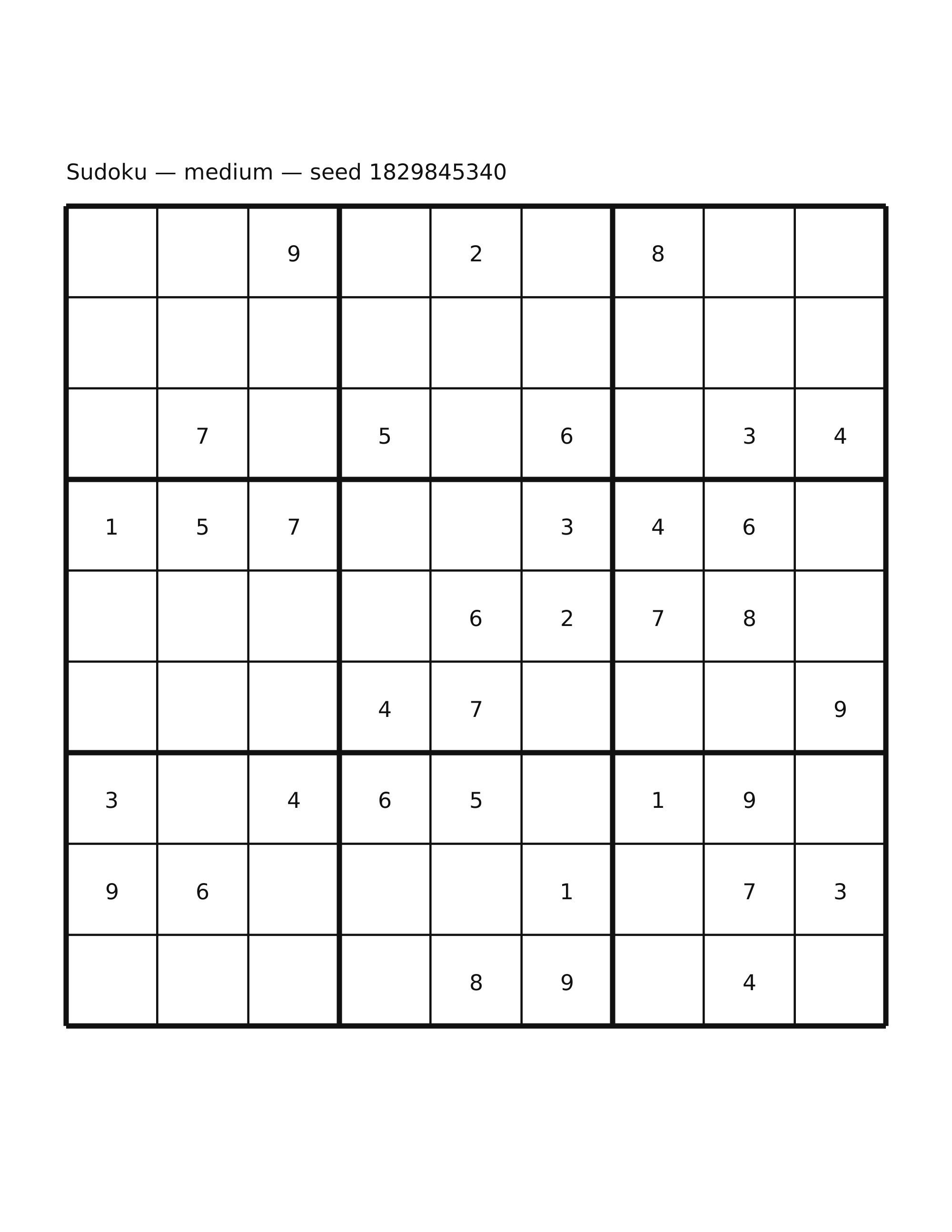 Sudoku — medium #22