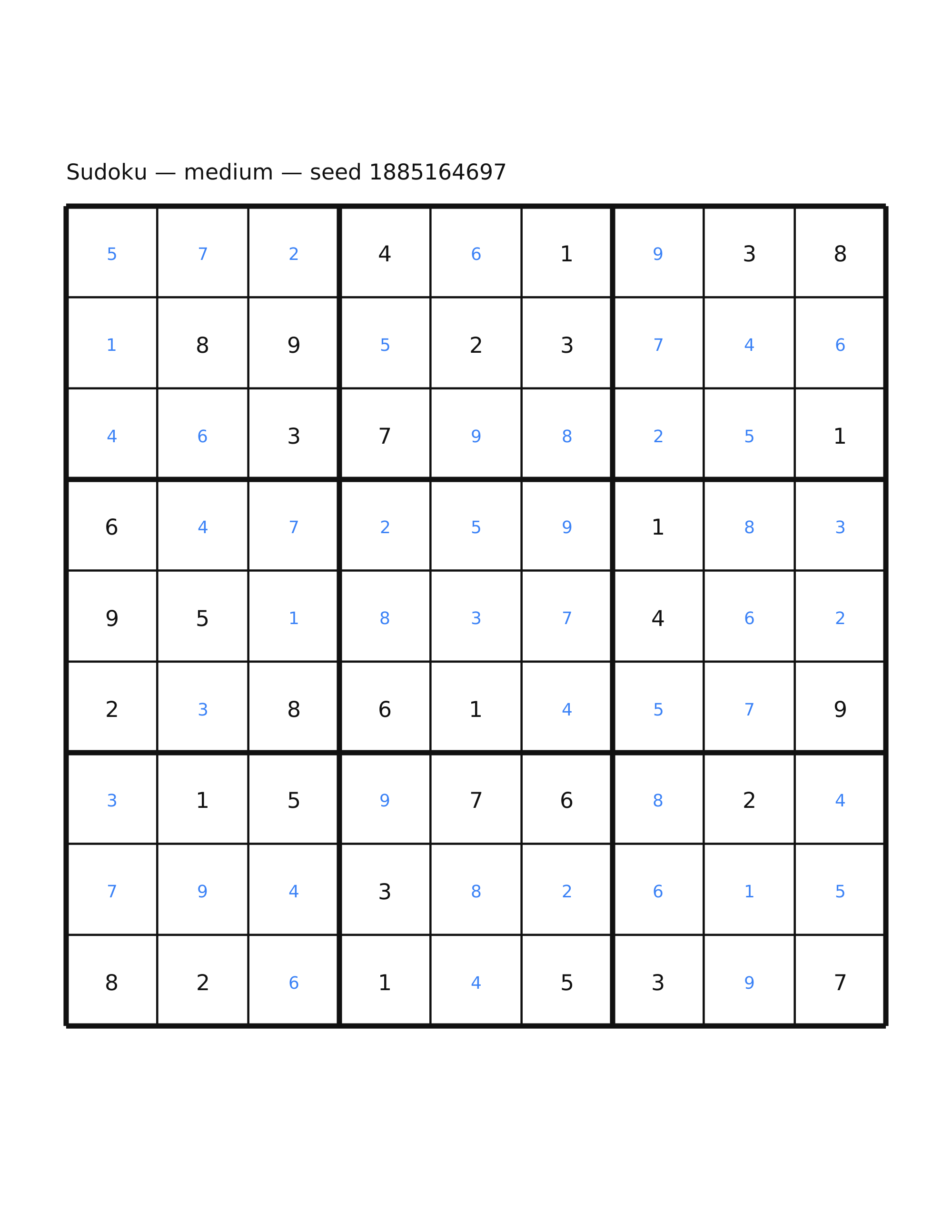 Sudoku — medium #24 — solution