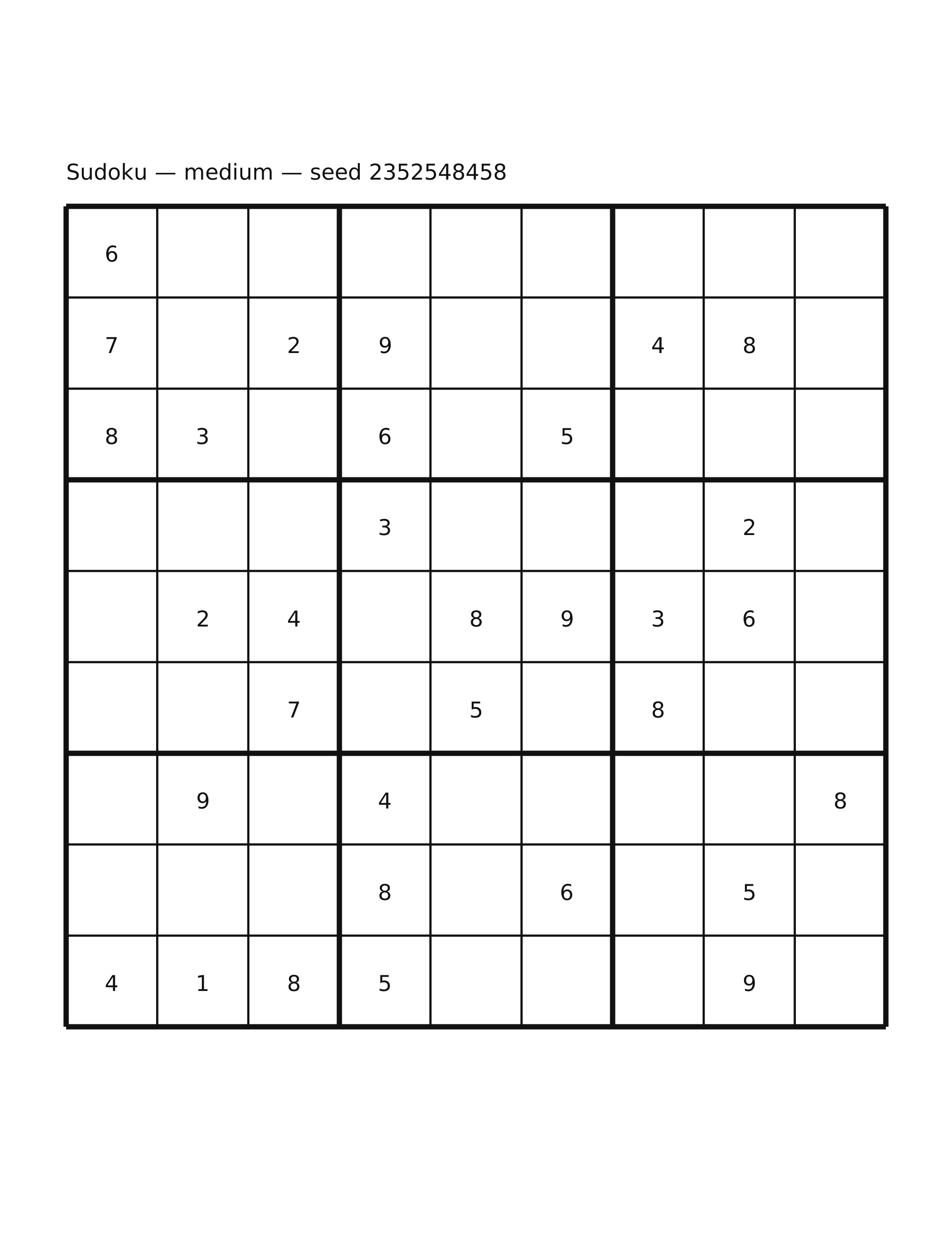 Sudoku — medium #31