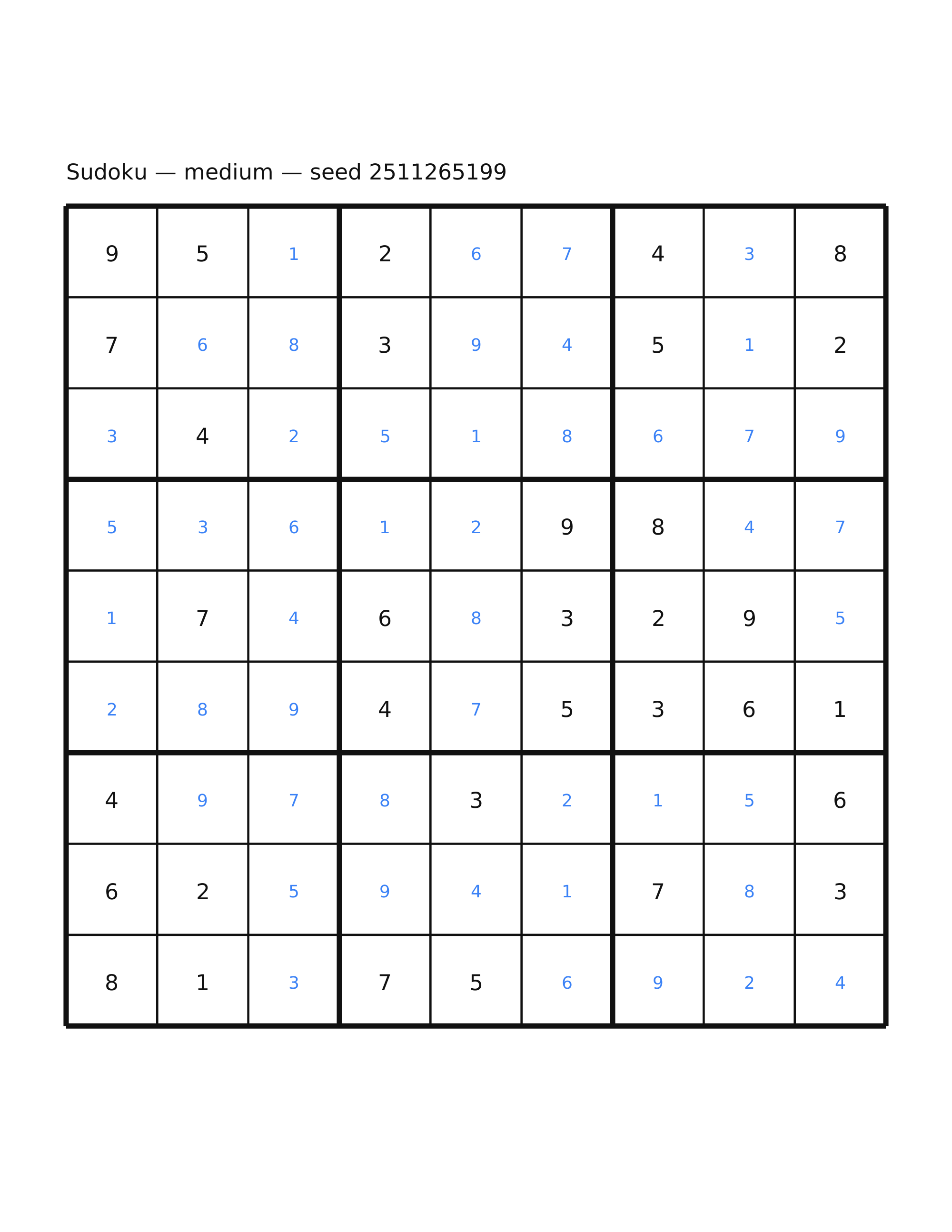 Sudoku — medium #50 — solution