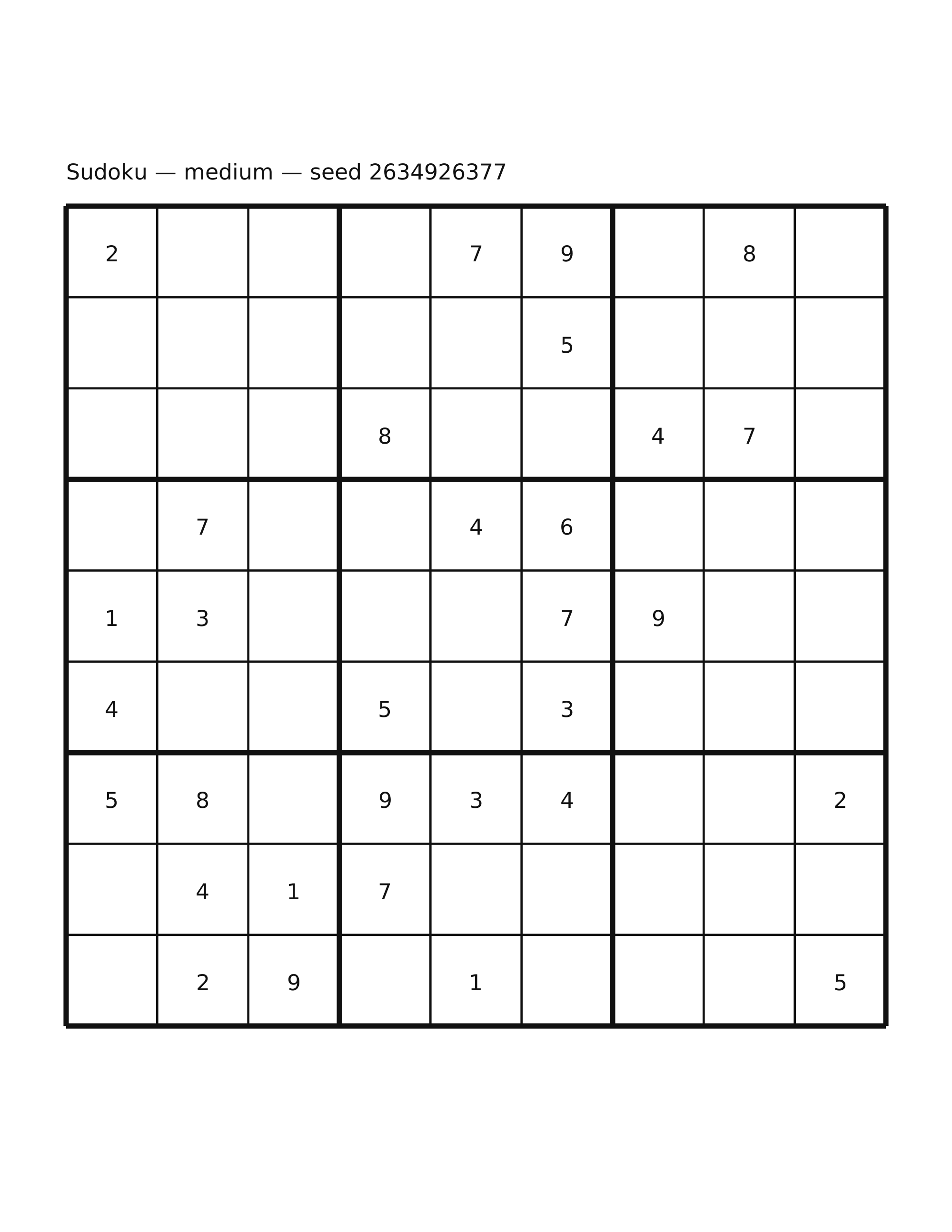 Sudoku — medium #33