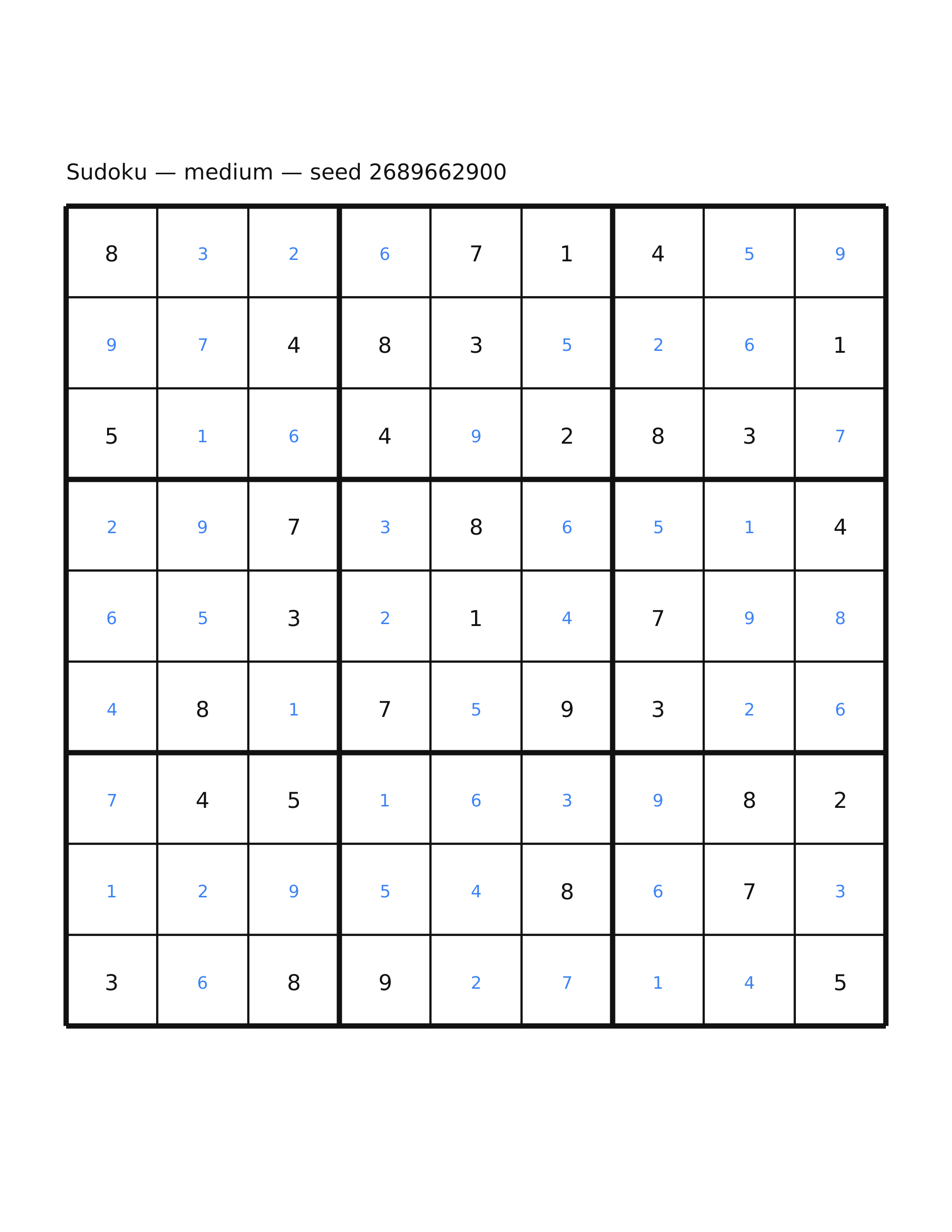 Sudoku — medium #48 — solution