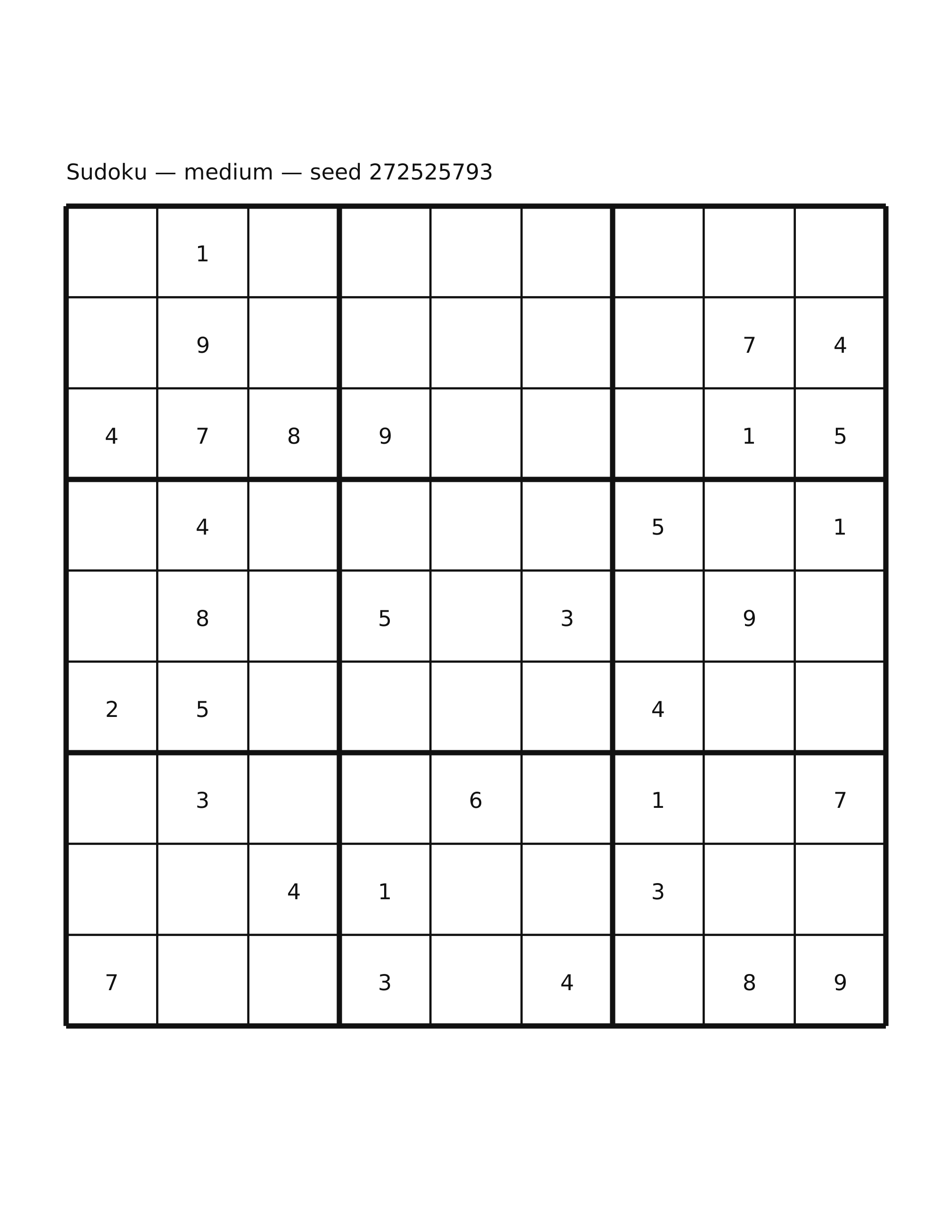 Sudoku — medium #46