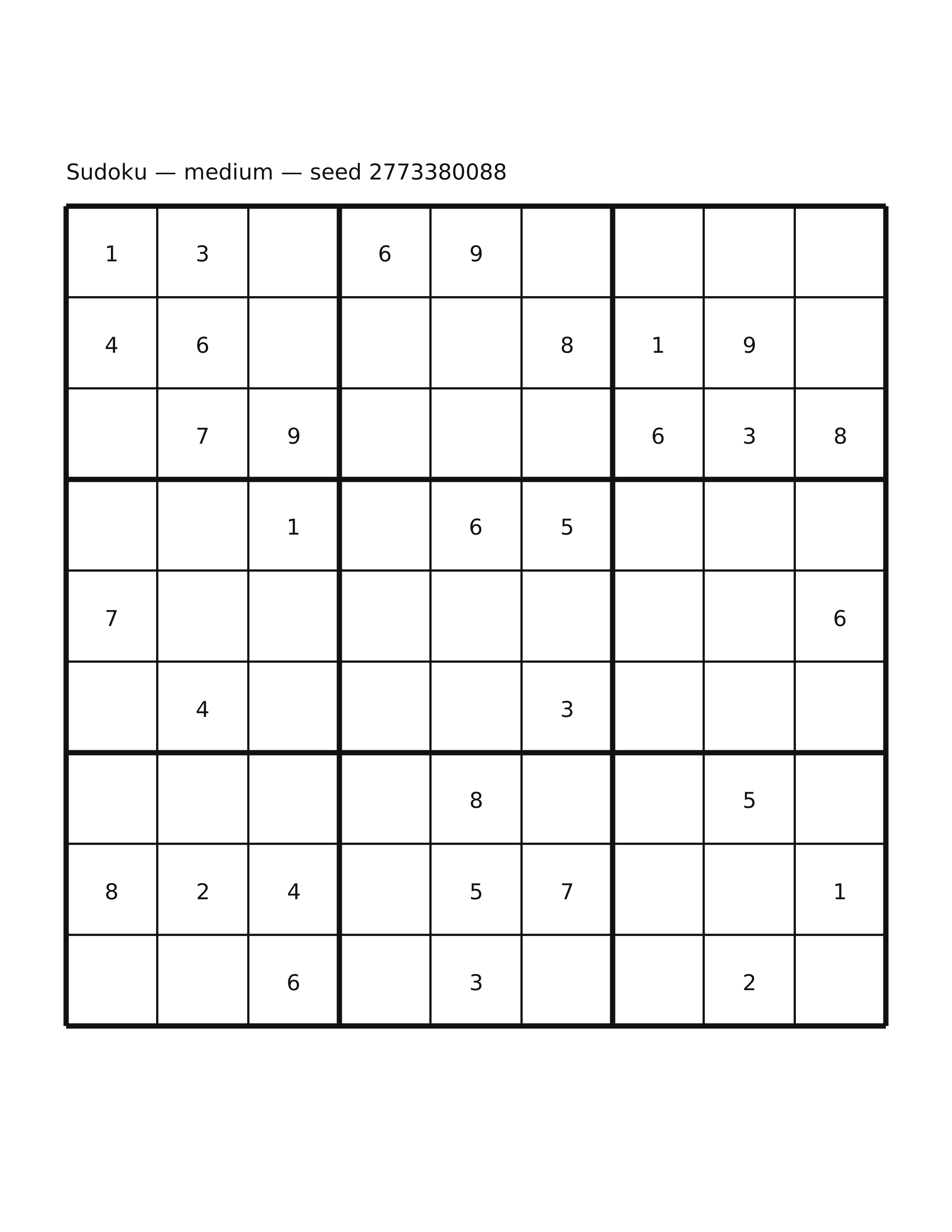 Sudoku — medium #33
