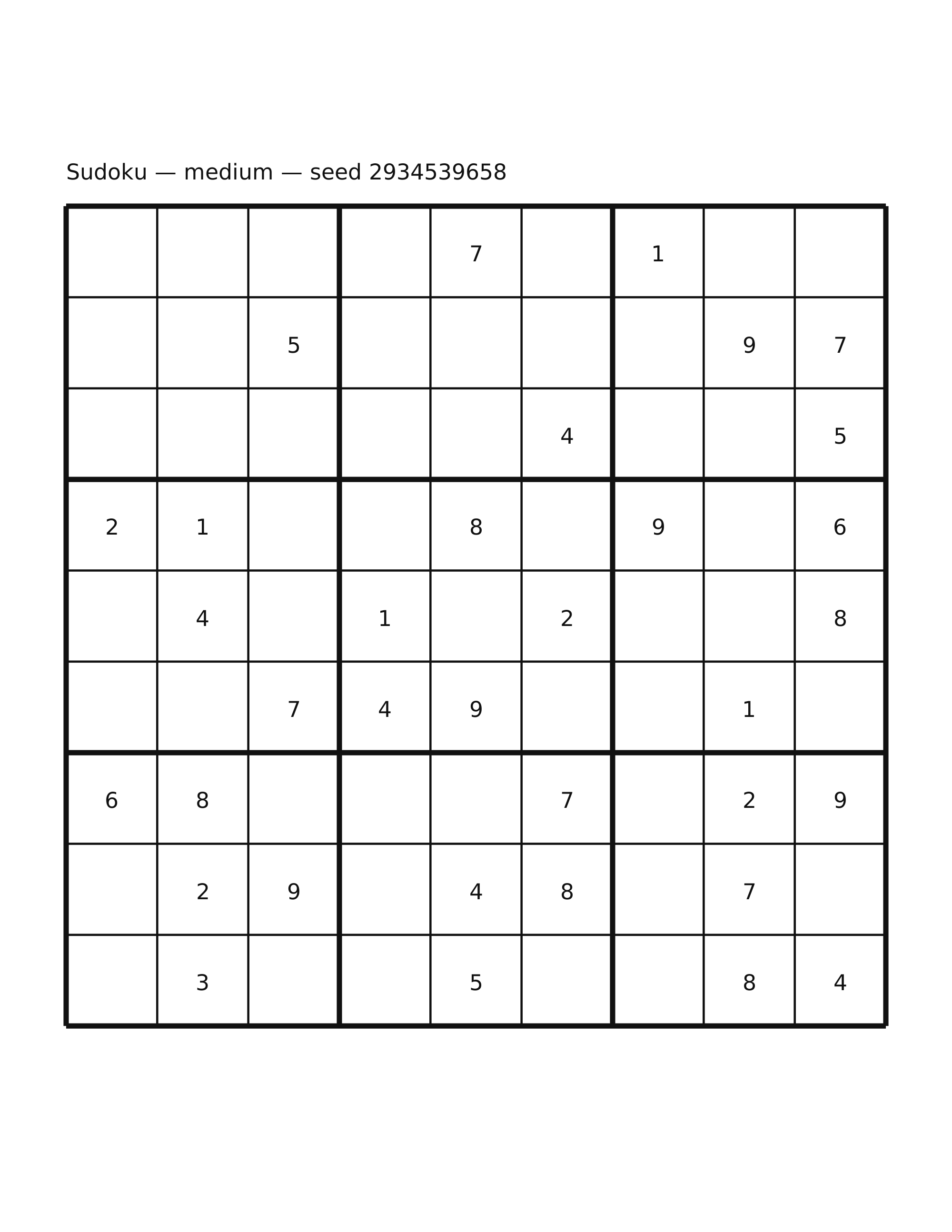 Sudoku — medium #25