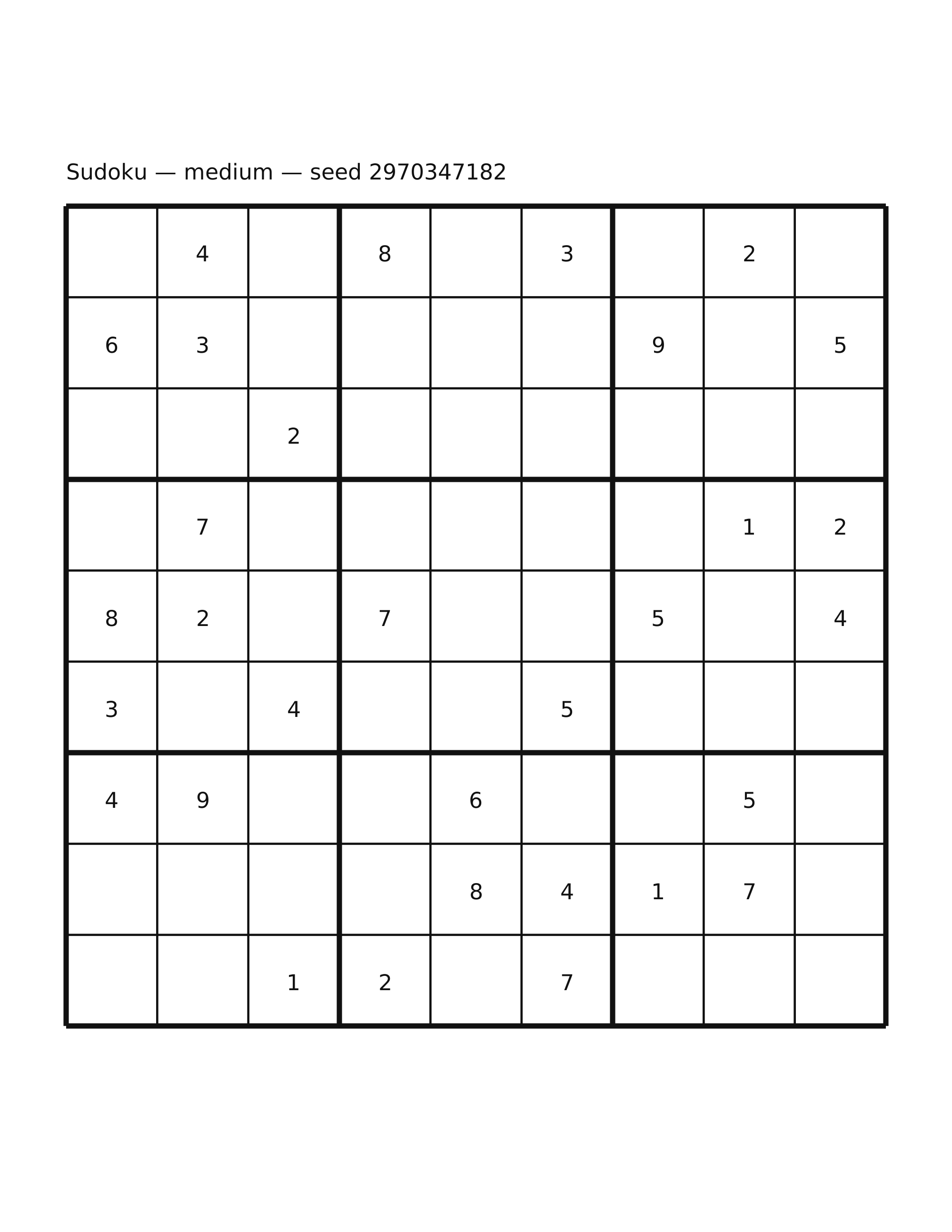 Sudoku — medium #13