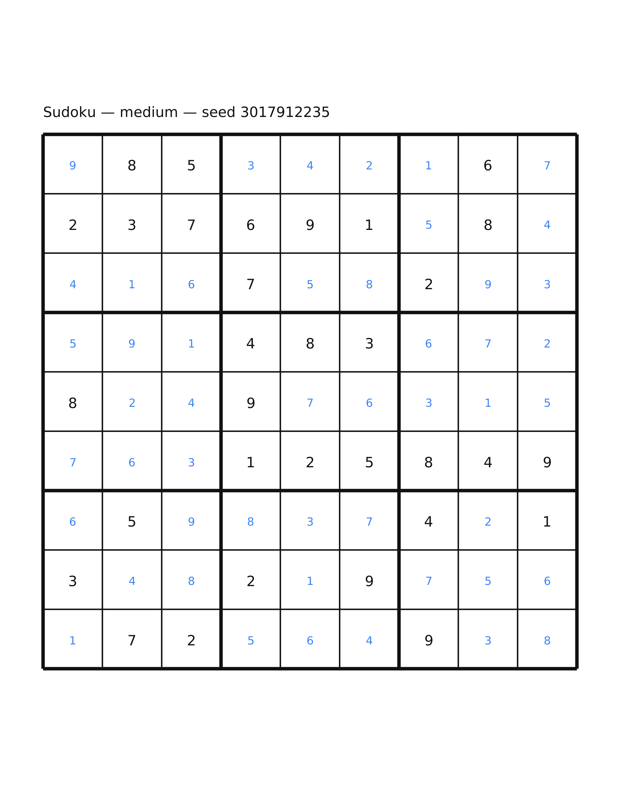 Sudoku — medium #49 — solution