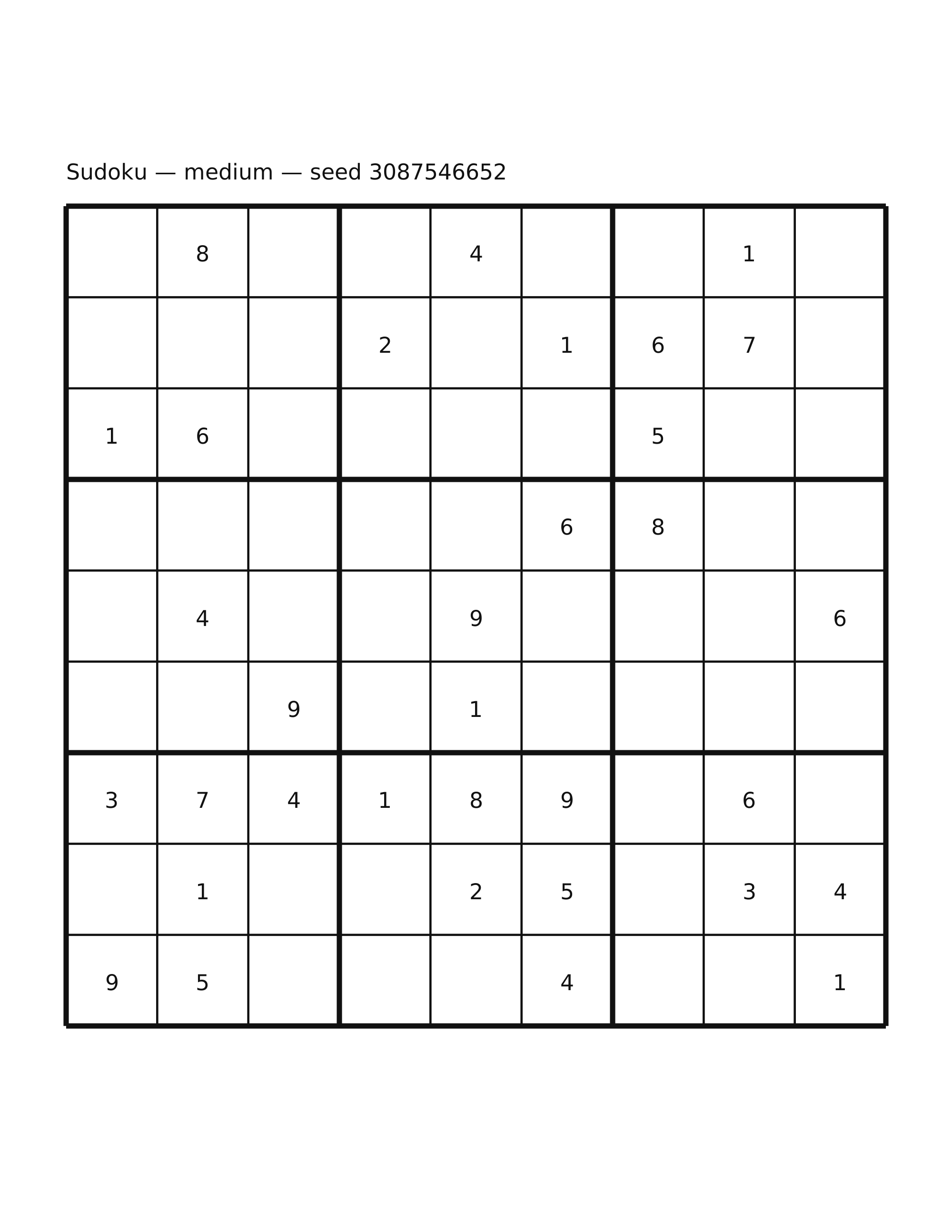 Sudoku — medium #56
