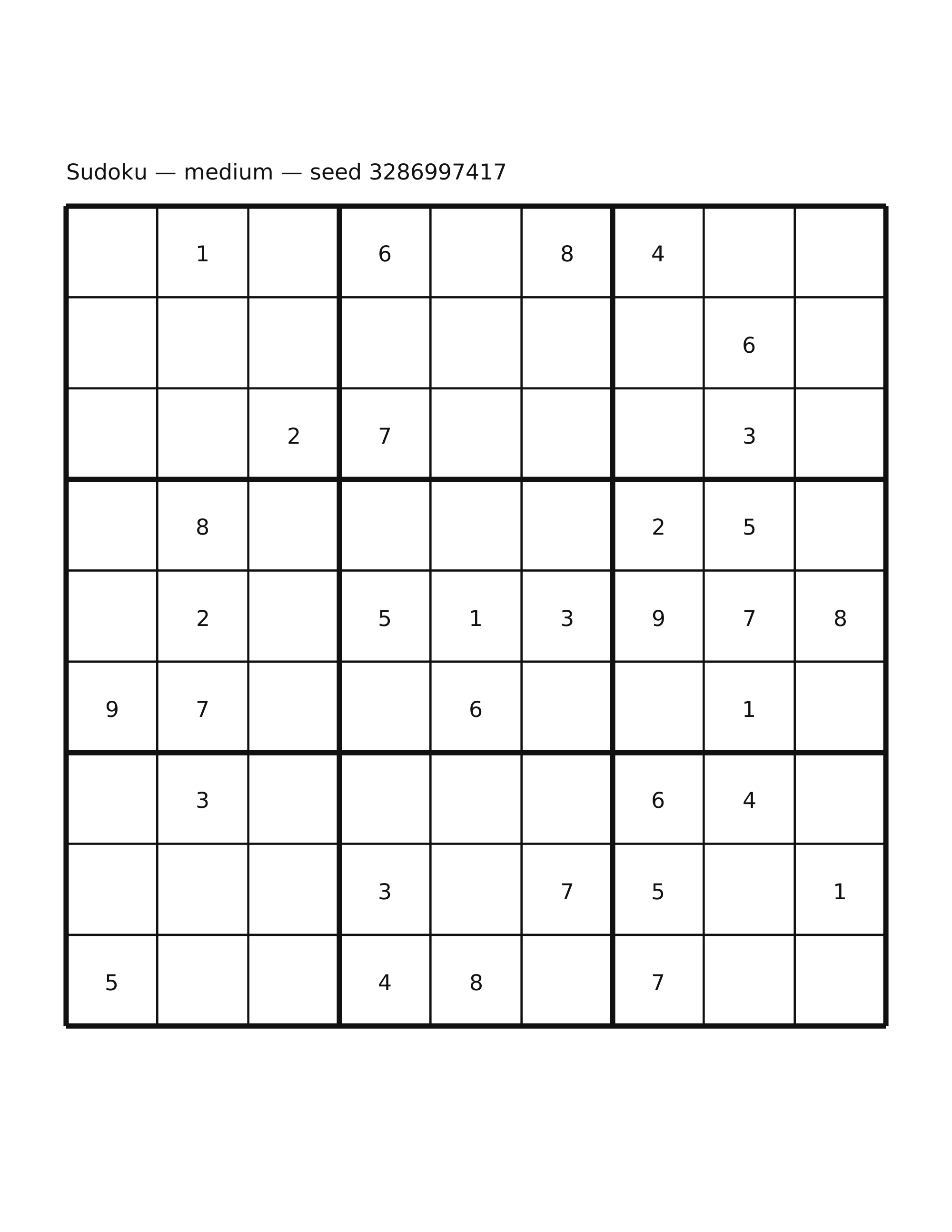 Sudoku — medium #33